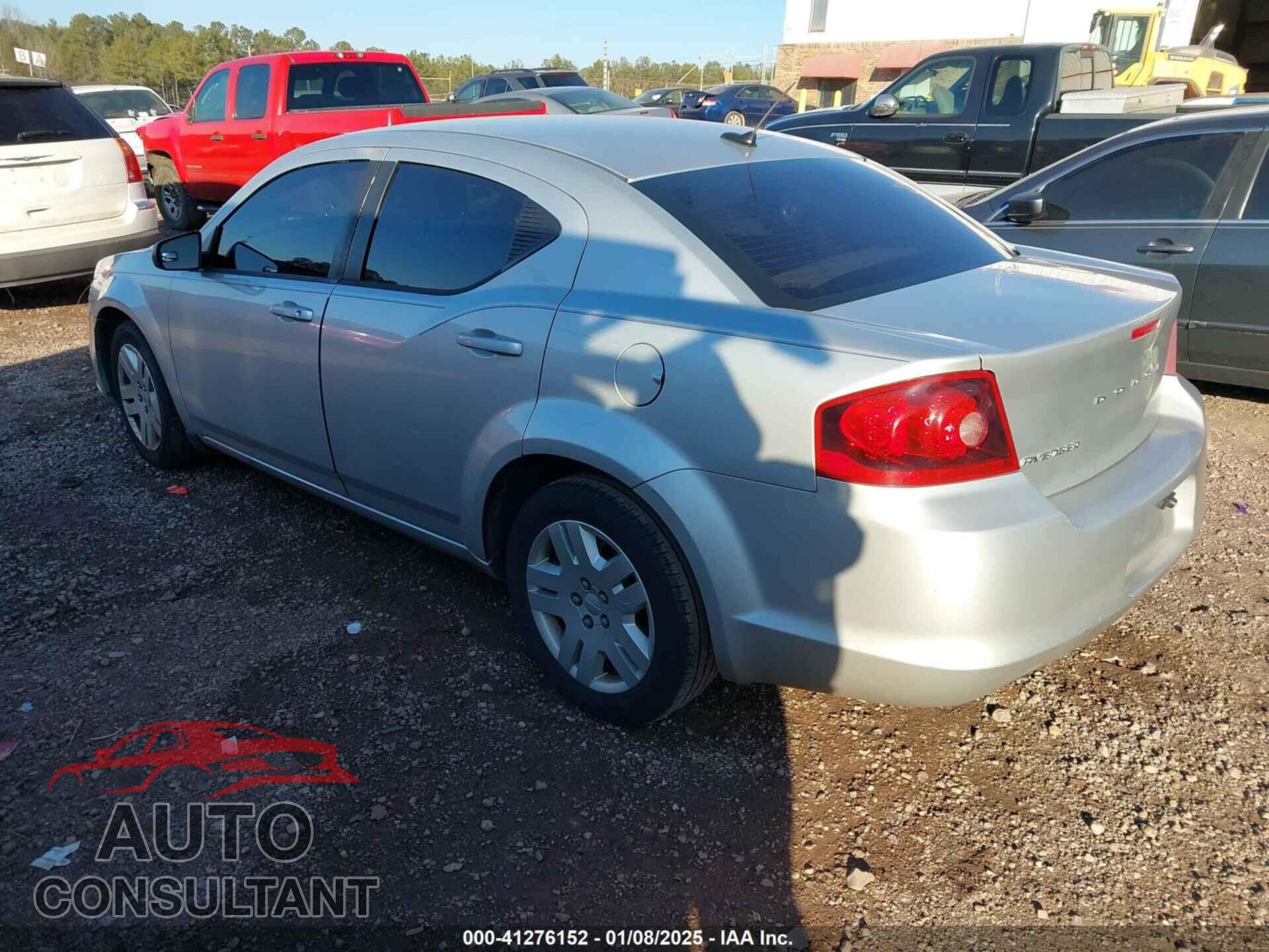DODGE AVENGER 2012 - 1C3CDZAB1CN132802