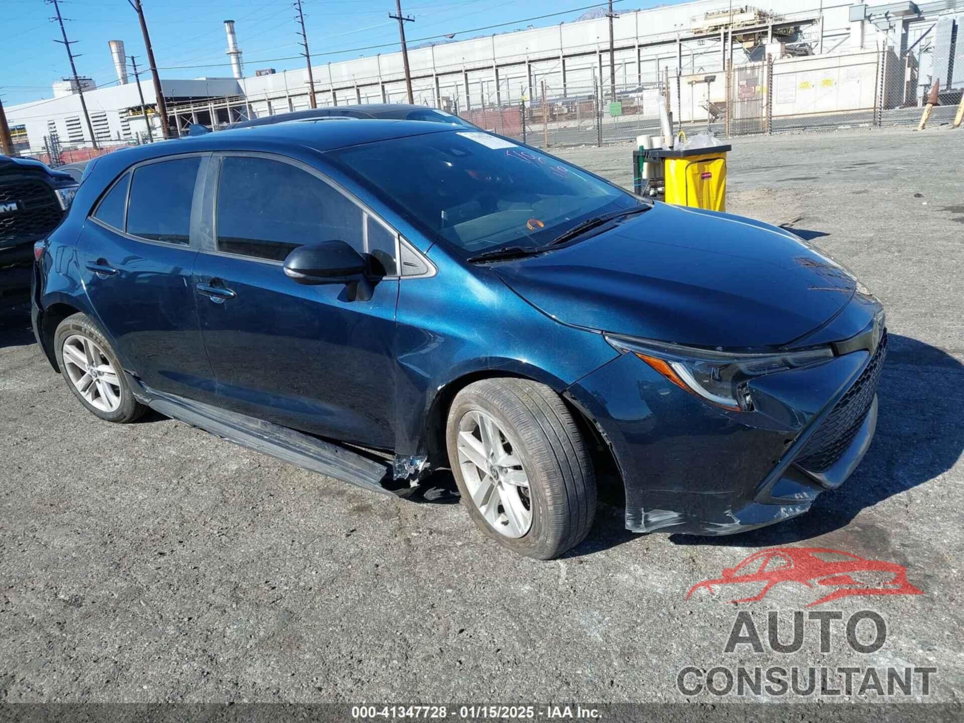 TOYOTA COROLLA 2021 - JTNB4MBE7M3140107