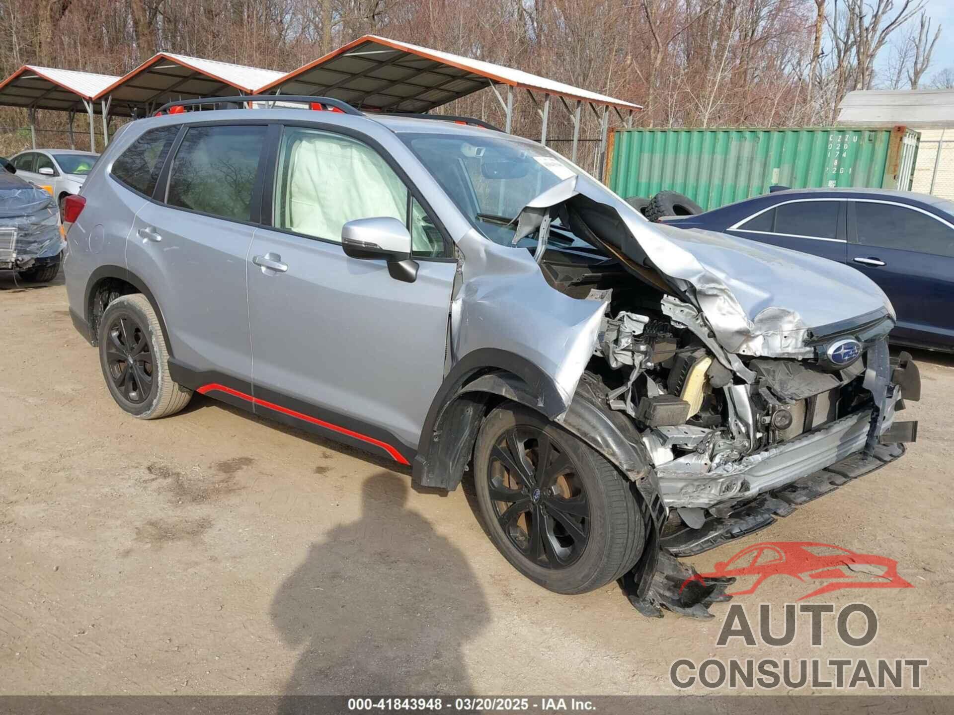SUBARU FORESTER 2019 - JF2SKAKC1KH534078