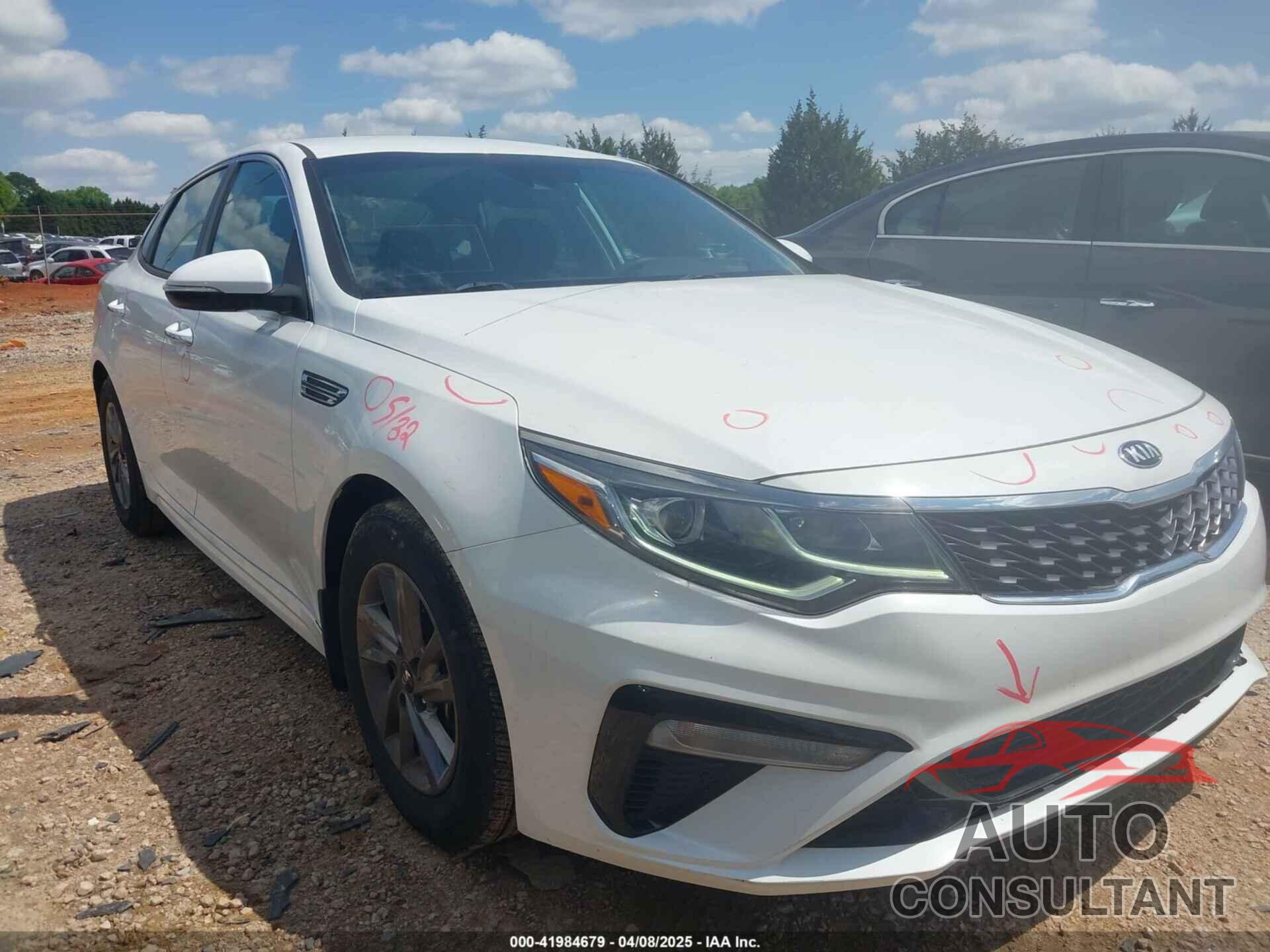 KIA OPTIMA 2020 - 5XXGT4L35LG444657