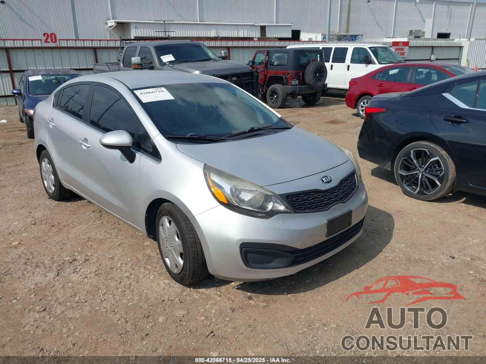 KIA RIO 2013 - KNADM4A39D6277414