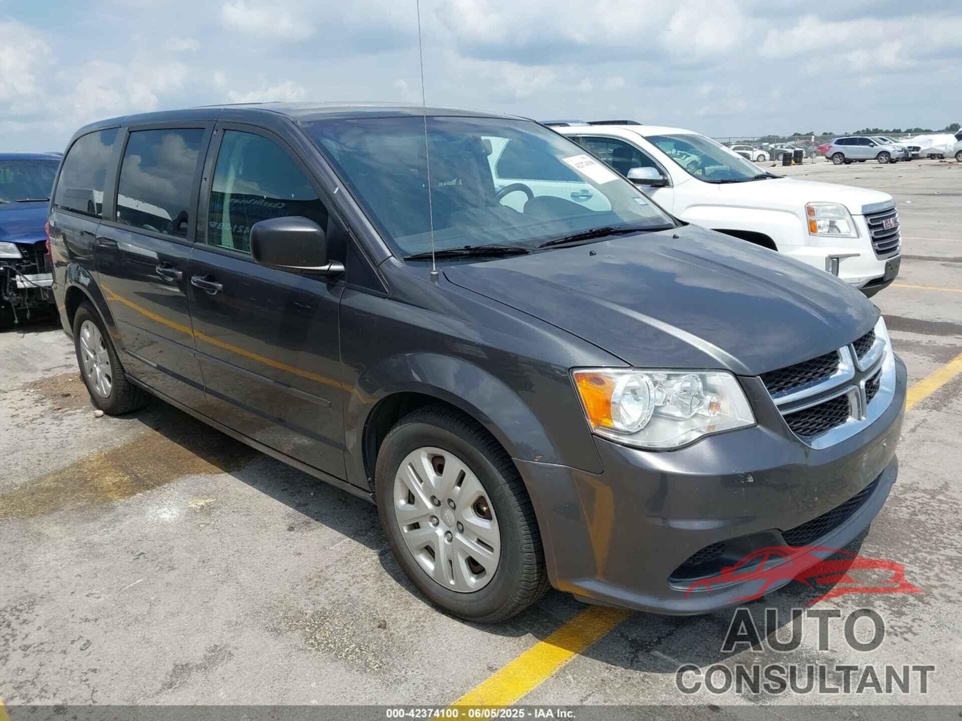 DODGE GRAND CARAVAN 2017 - 2C4RDGBGXHR850332