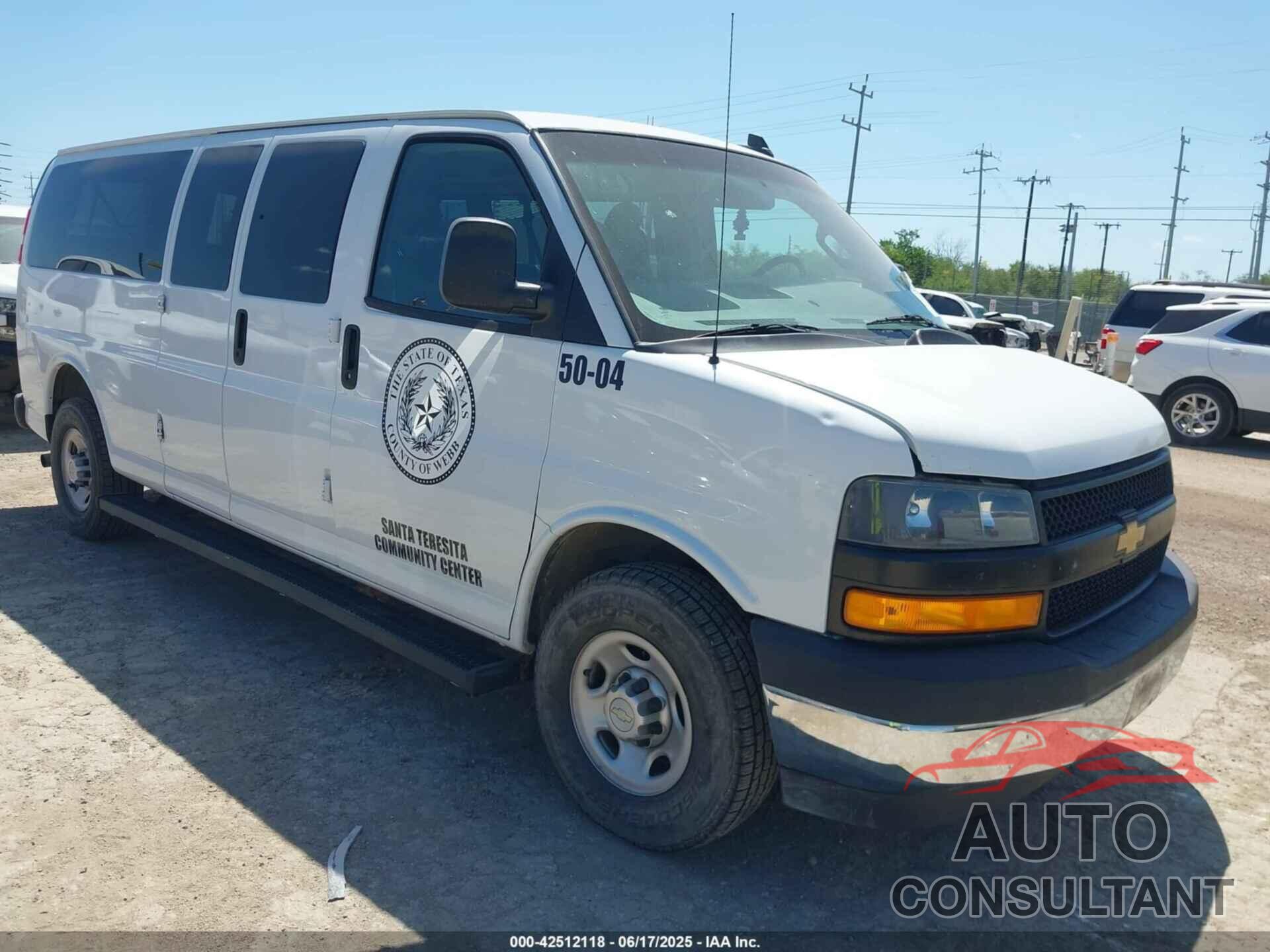 CHEVROLET EXPRESS PASSENGER 2020 - 1GAZGNFG5L1241936