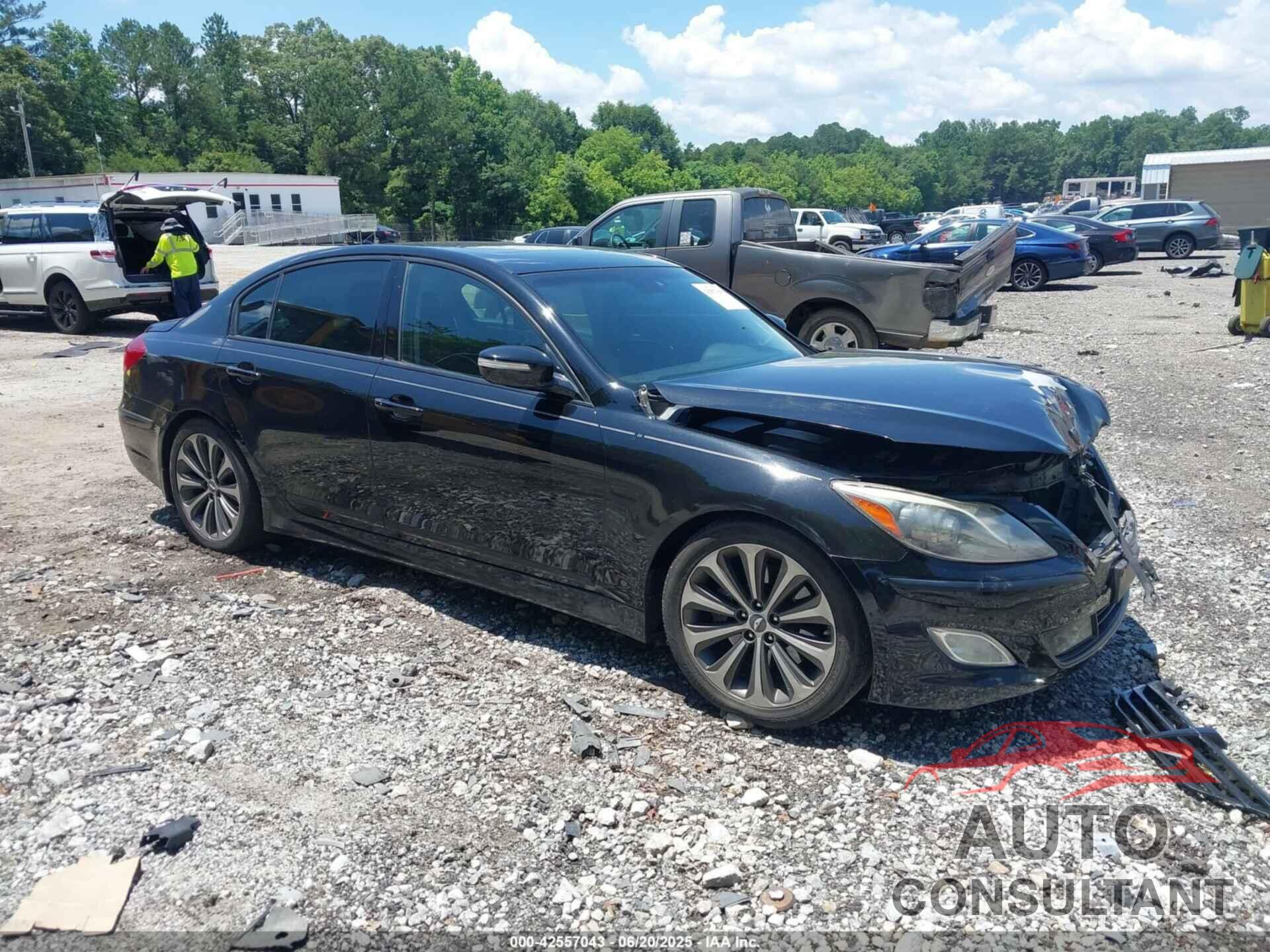 HYUNDAI GENESIS 2012 - KMHGC4DH1CU167361