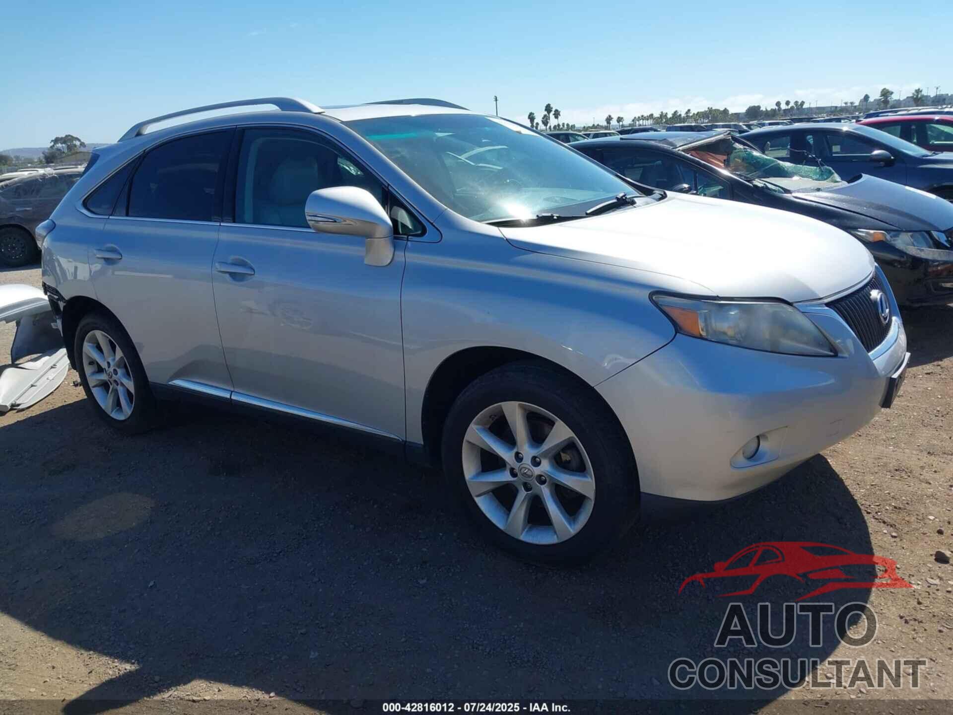 LEXUS RX 350 2010 - 2T2ZK1BA8AC025292