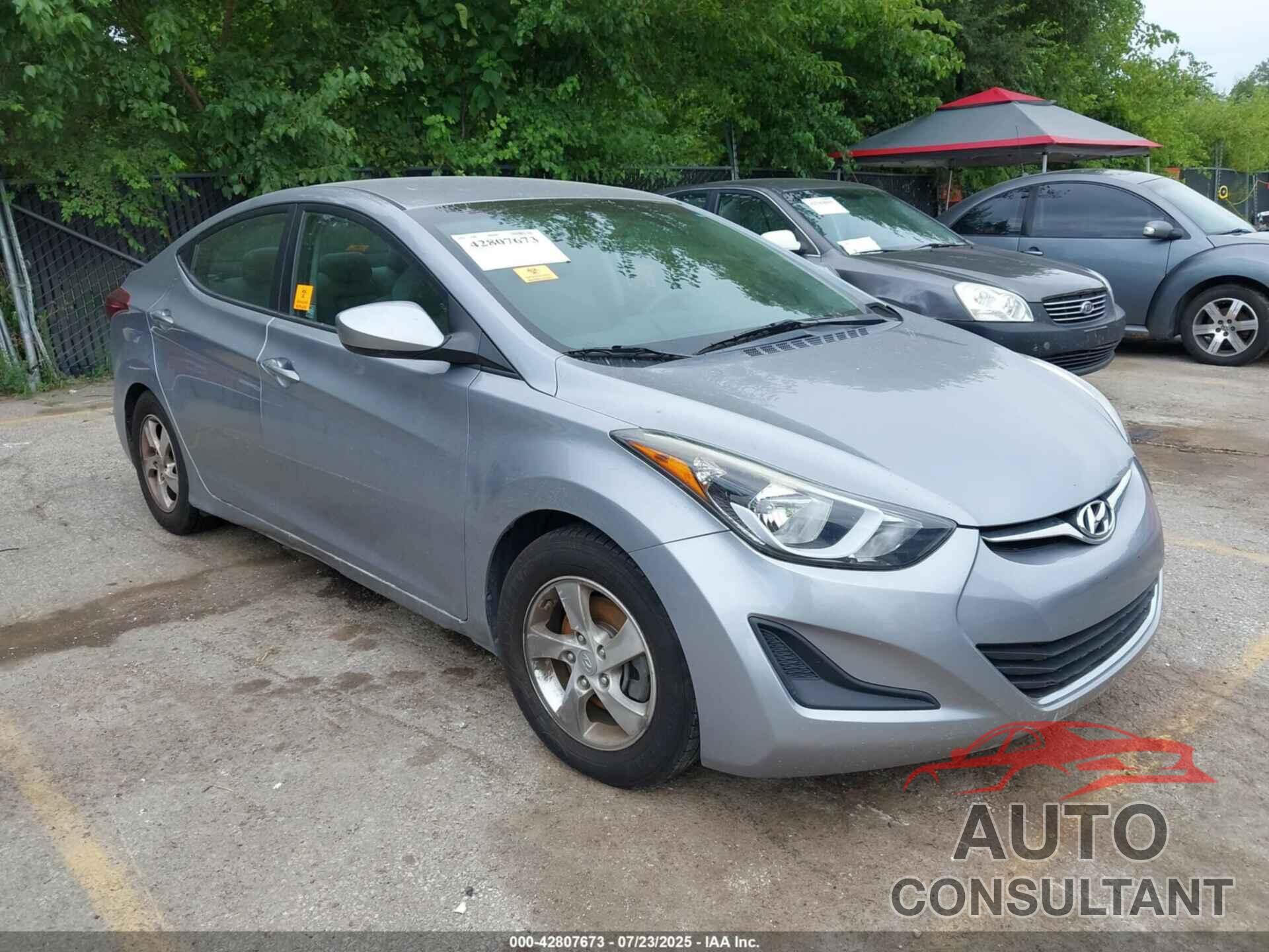 HYUNDAI ELANTRA 2015 - 5NPDH4AE4FH585673