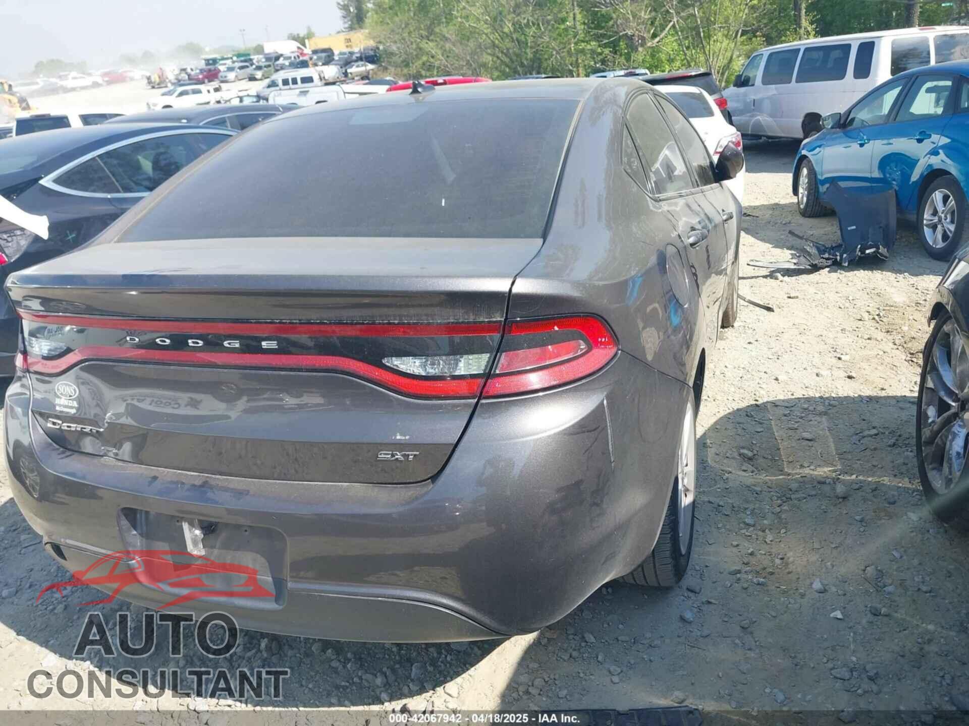 DODGE DART 2015 - 1C3CDFBB7FD330596