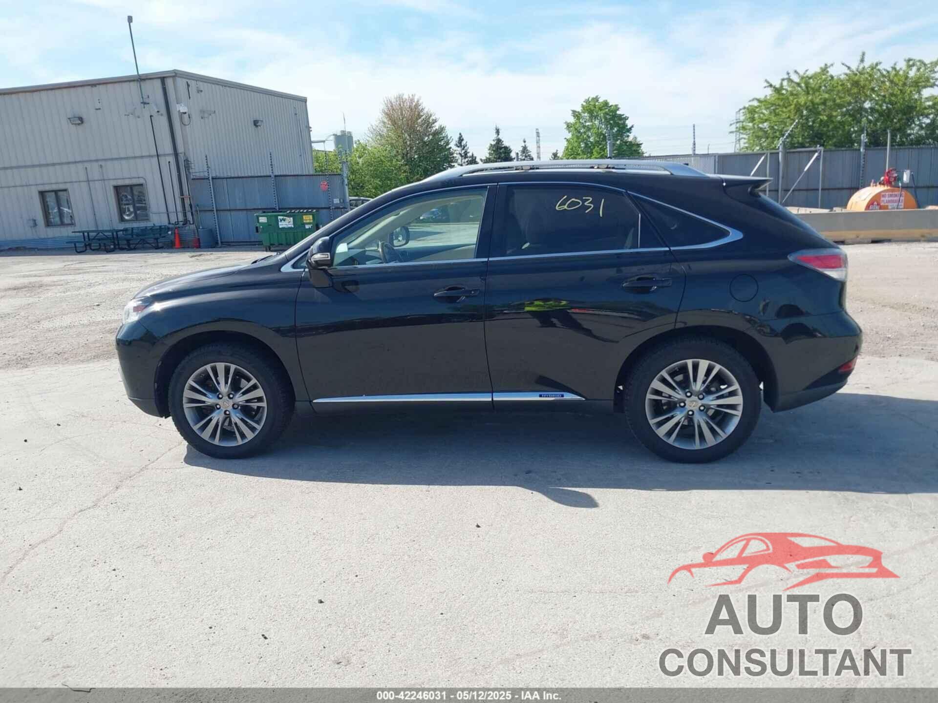 LEXUS RX 450H 2013 - JTJBC1BA9D2053105