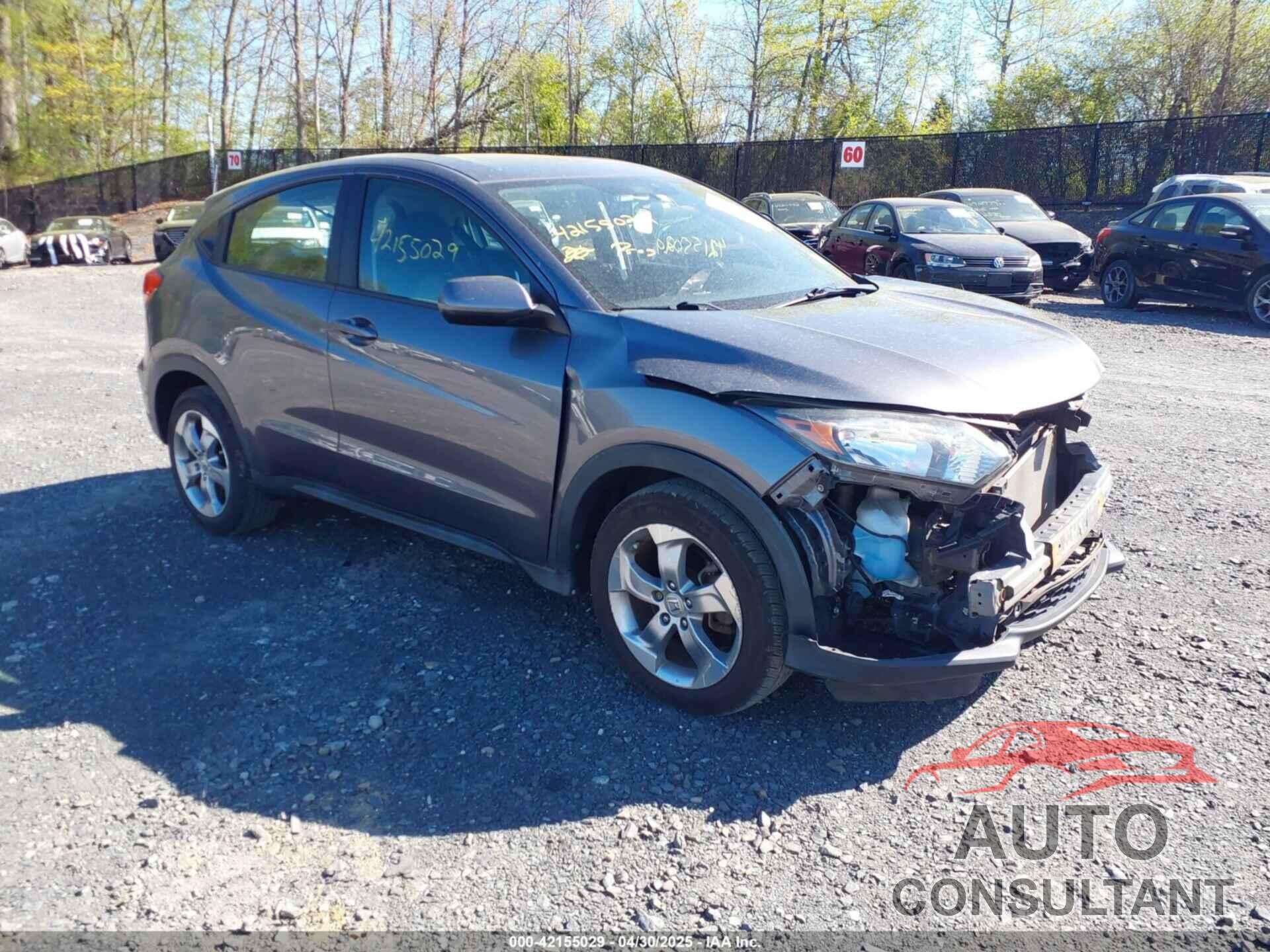 HONDA HR-V 2017 - 3CZRU6H31HG706280