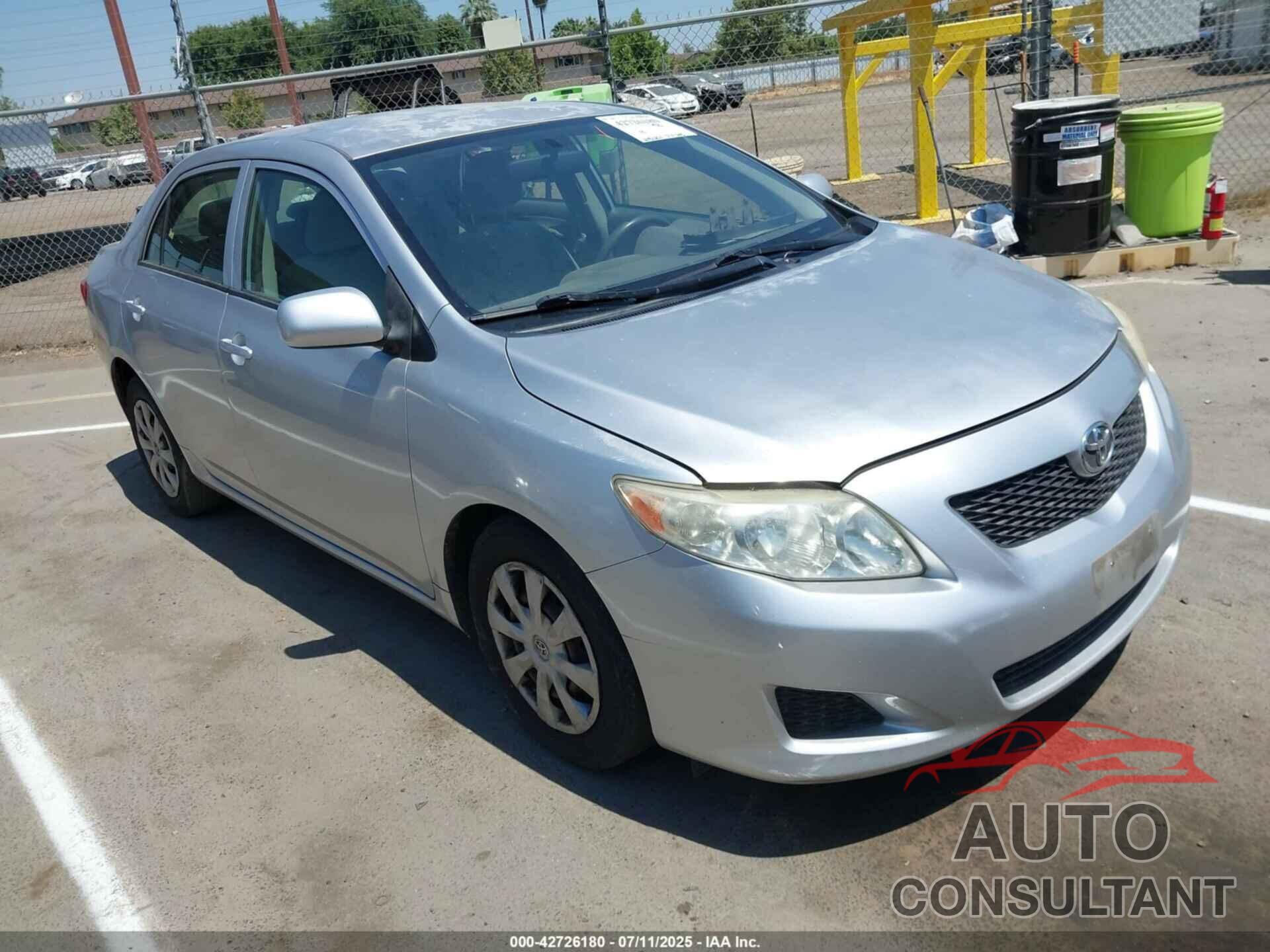 TOYOTA COROLLA 2009 - JTDBL40E59J016365