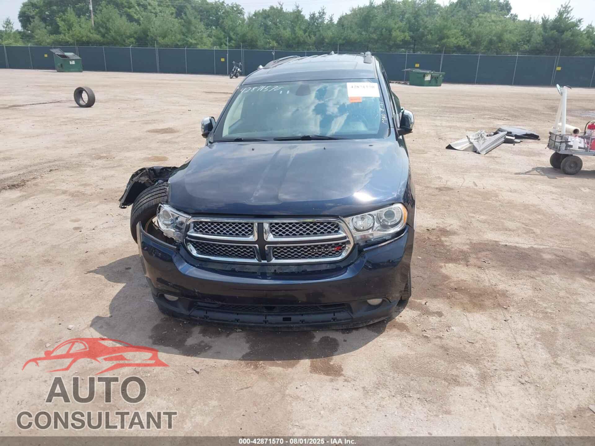 DODGE DURANGO 2011 - 1D4SE5GT3BC688782