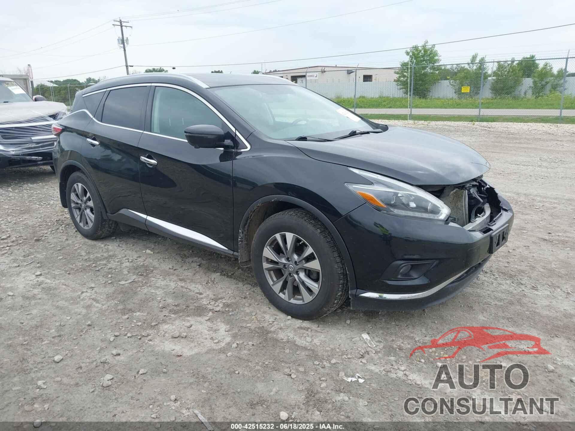 NISSAN MURANO 2018 - 5N1AZ2MH6JN147638