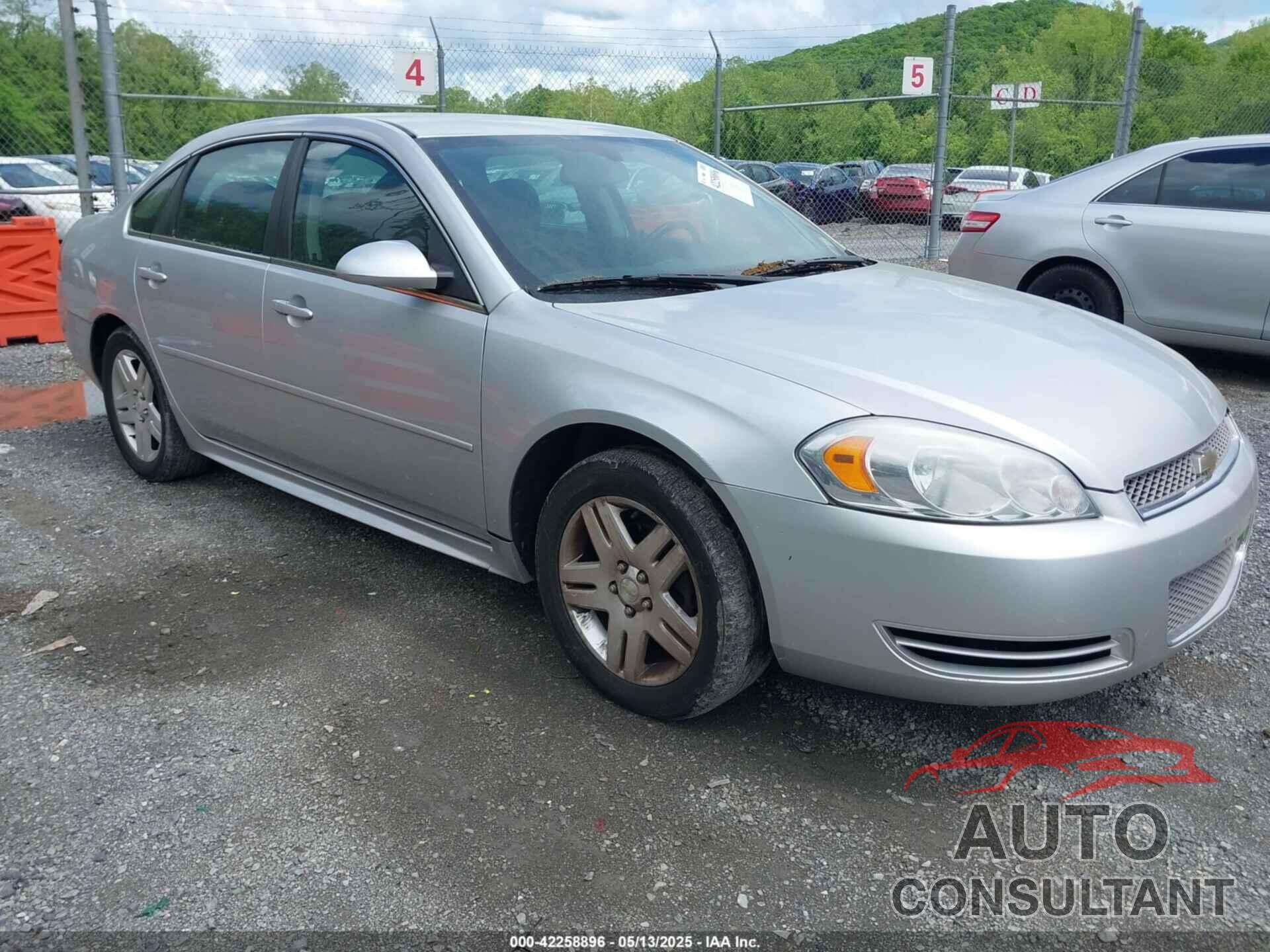 CHEVROLET IMPALA 2012 - 2G1WG5E31C1261631