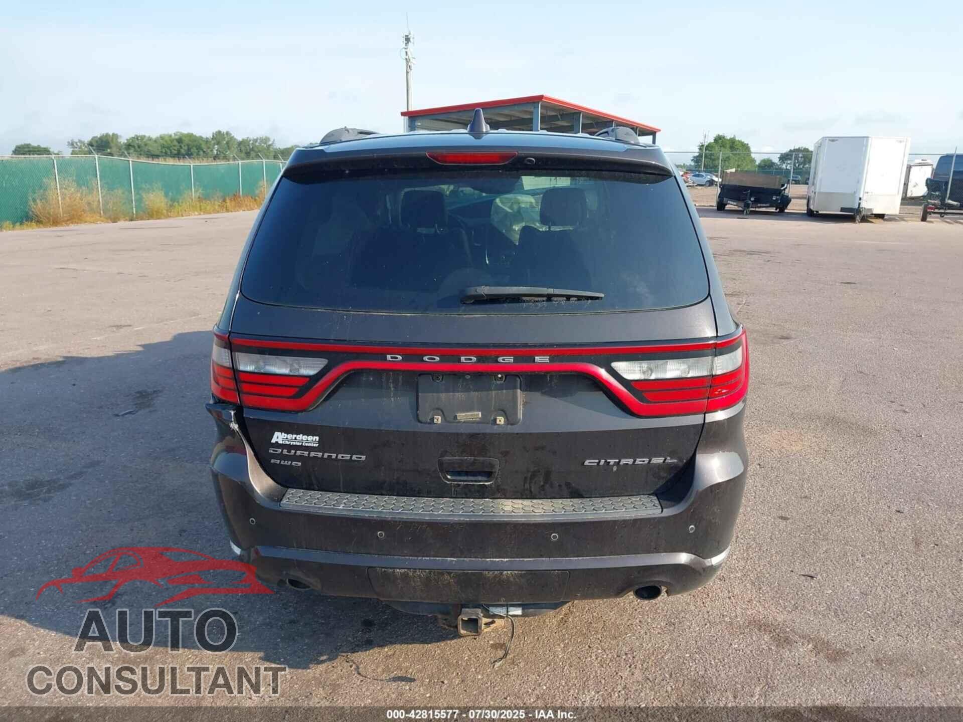 DODGE DURANGO 2017 - 1C4RDJEG0HC652876