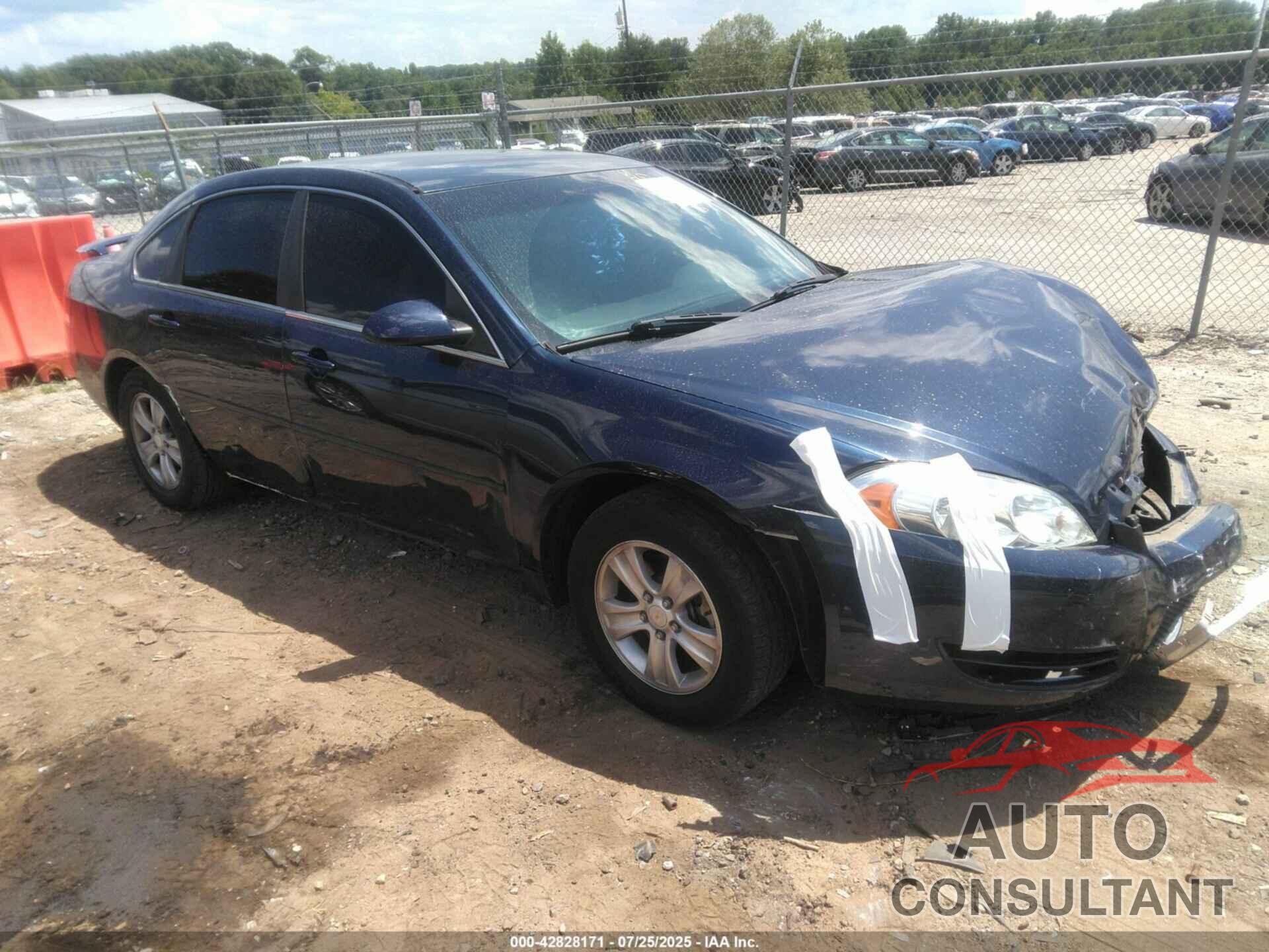 CHEVROLET IMPALA 2012 - 2G1WF5E30C1296857