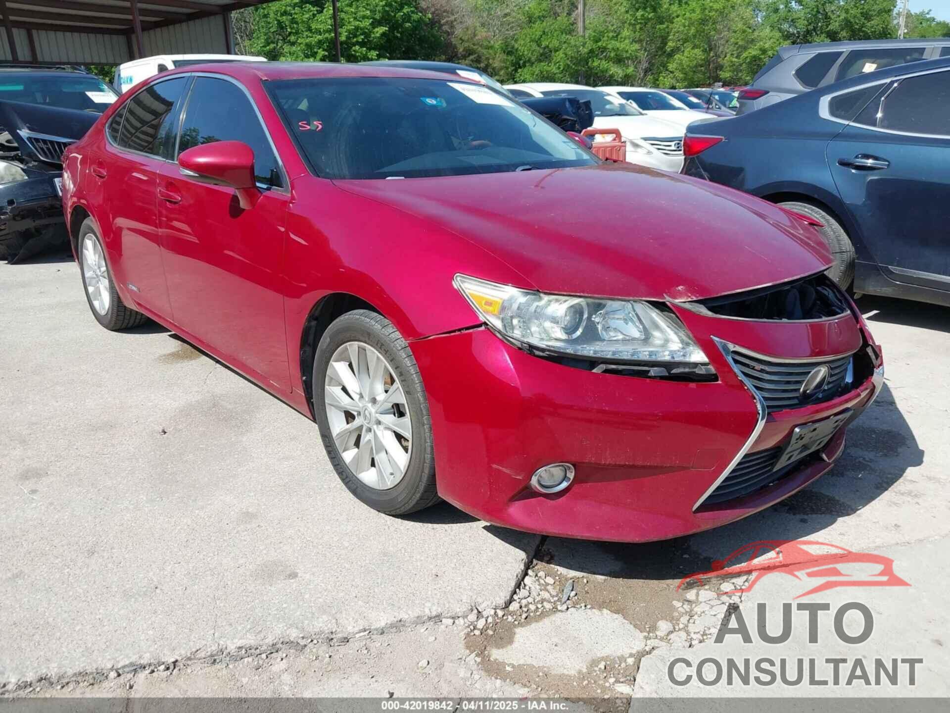 LEXUS ES 300H 2014 - JTHBW1GG0E2048706