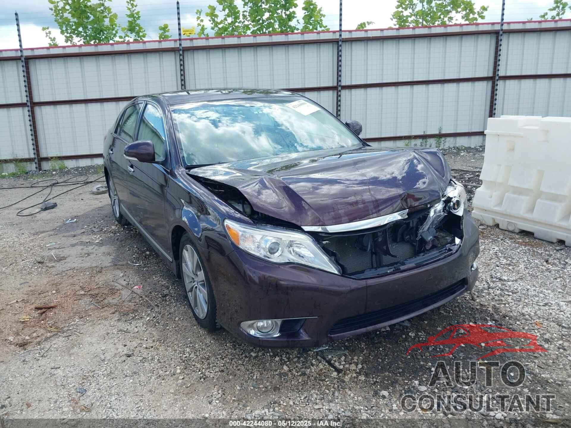 TOYOTA AVALON 2011 - 4T1BK3DBXBU380827