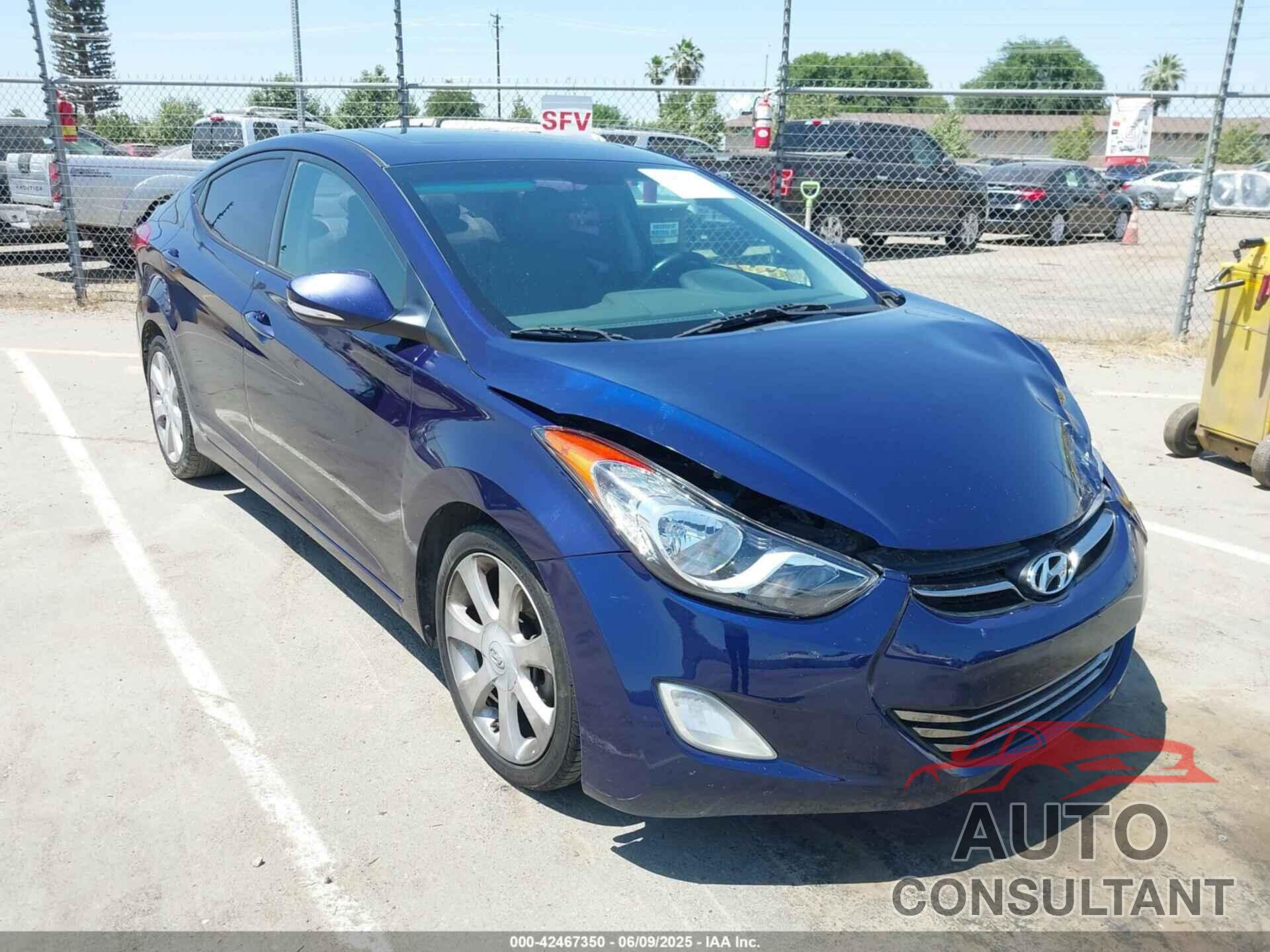 HYUNDAI ELANTRA 2013 - 5NPDH4AEXDH324223