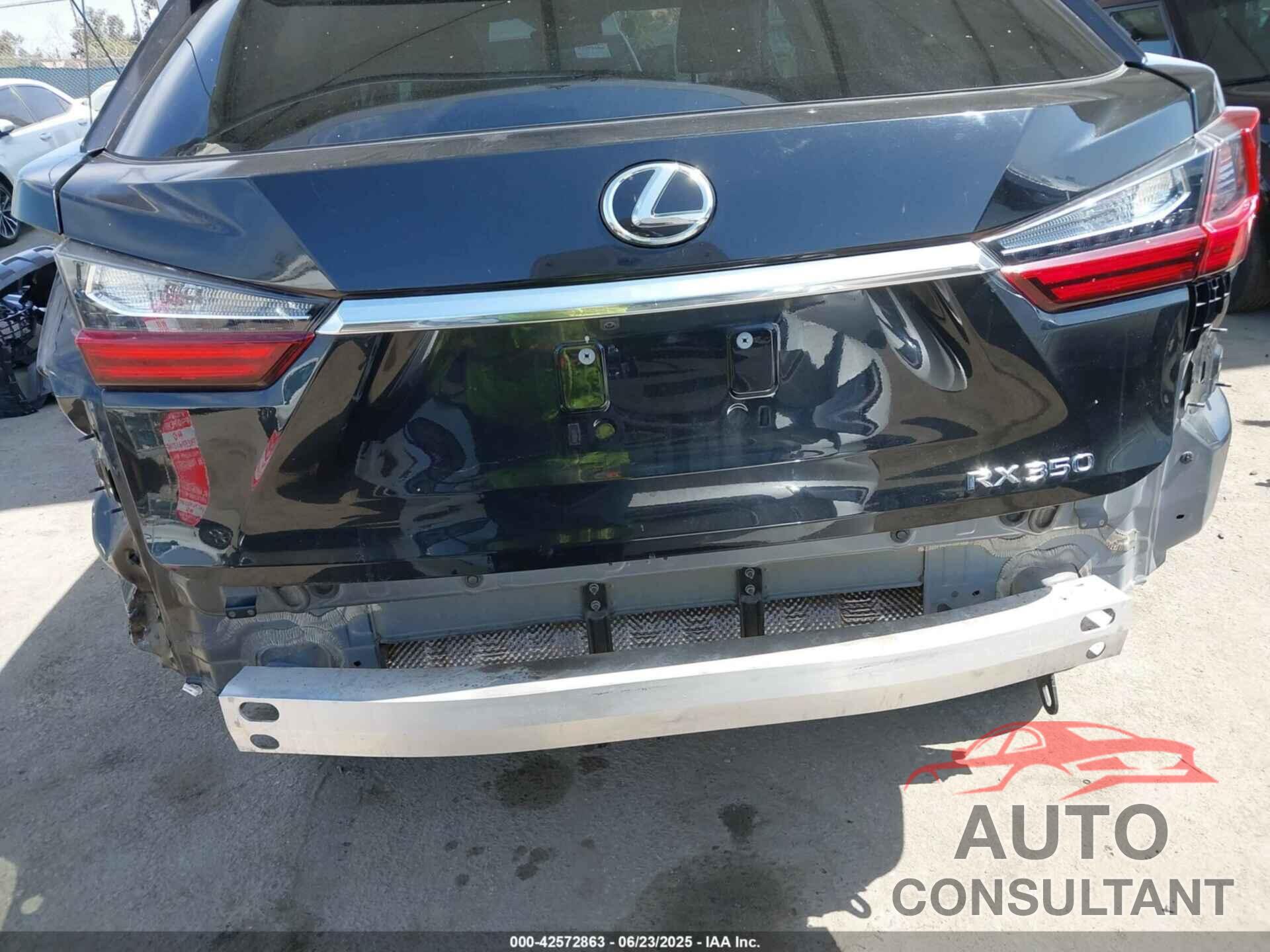 LEXUS RX 350 2018 - 2T2ZZMCA9JC101503