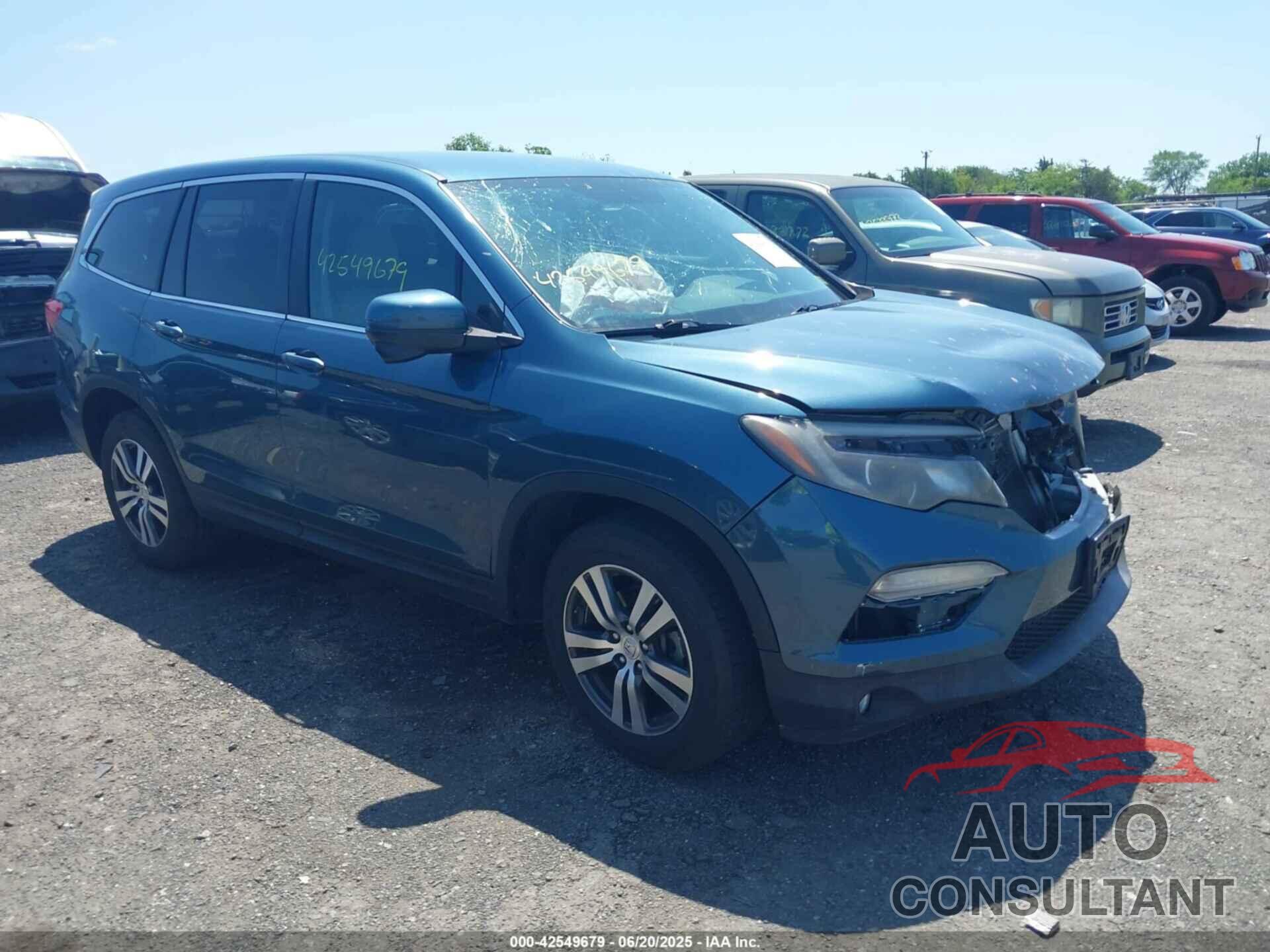 HONDA PILOT 2017 - 5FNYF6H32HB090185