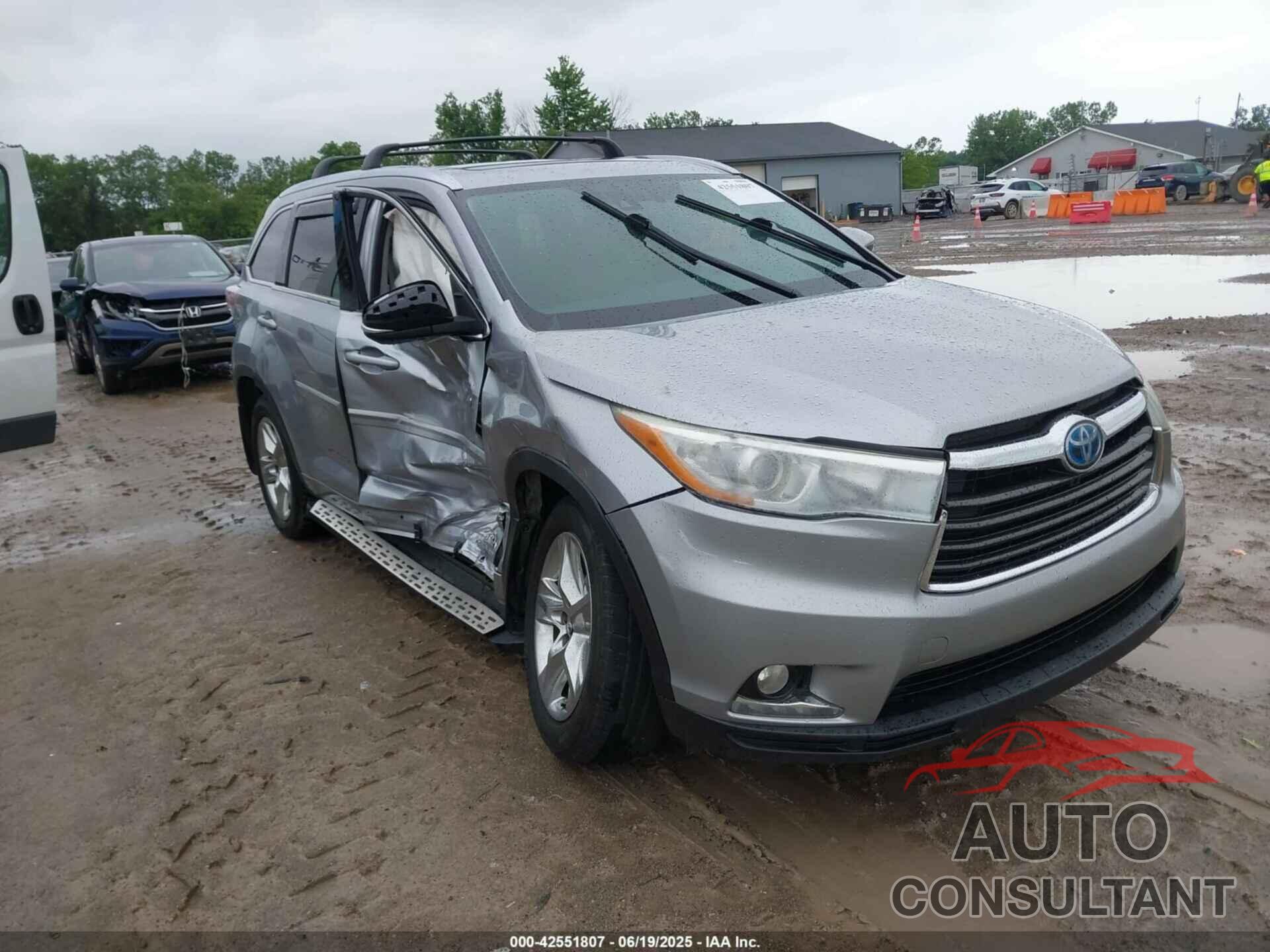 TOYOTA HIGHLANDER HYBRID 2016 - 5TDDCRFH5GS019824