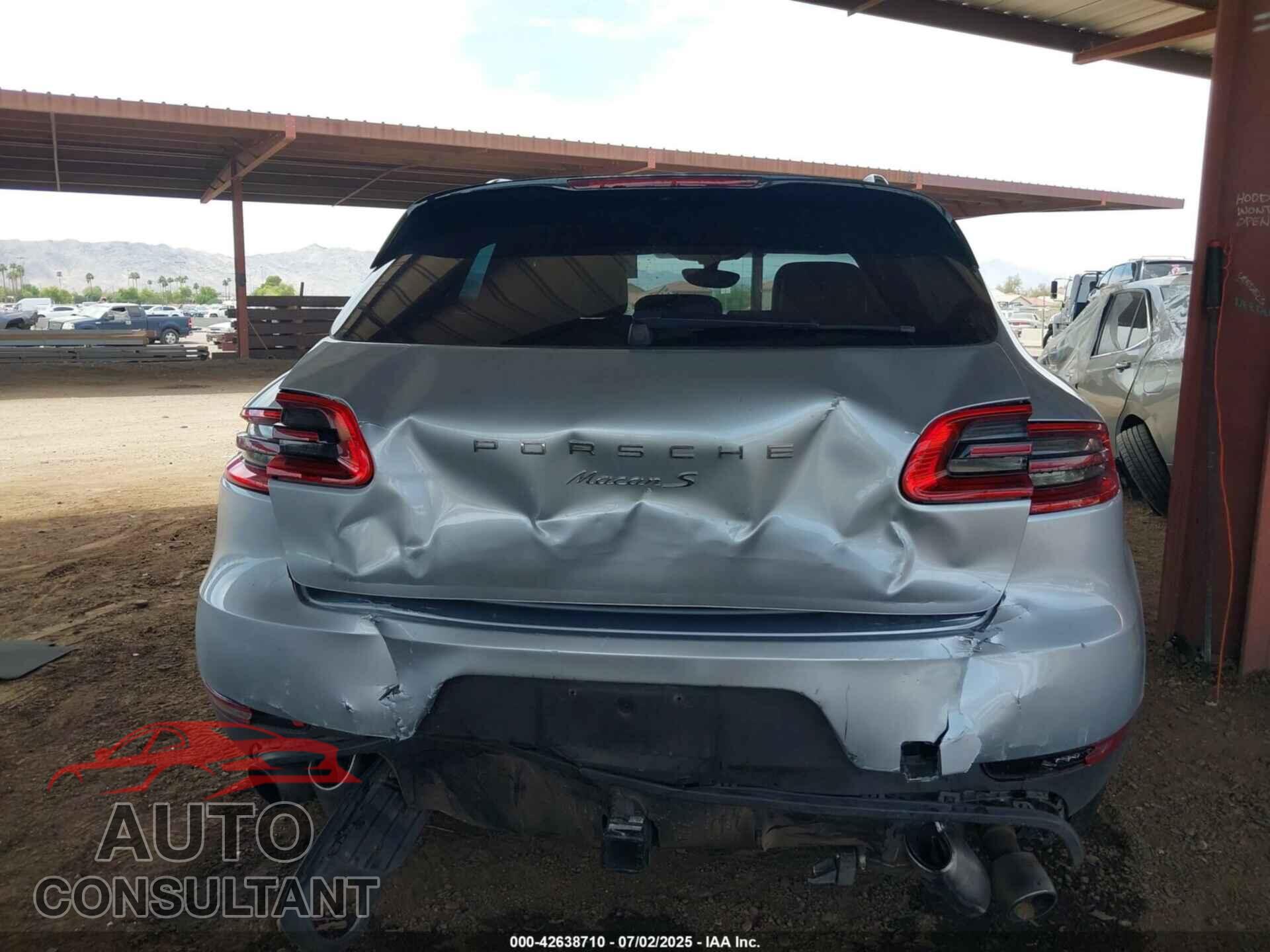 PORSCHE MACAN 2015 - WP1AB2A51FLB60253