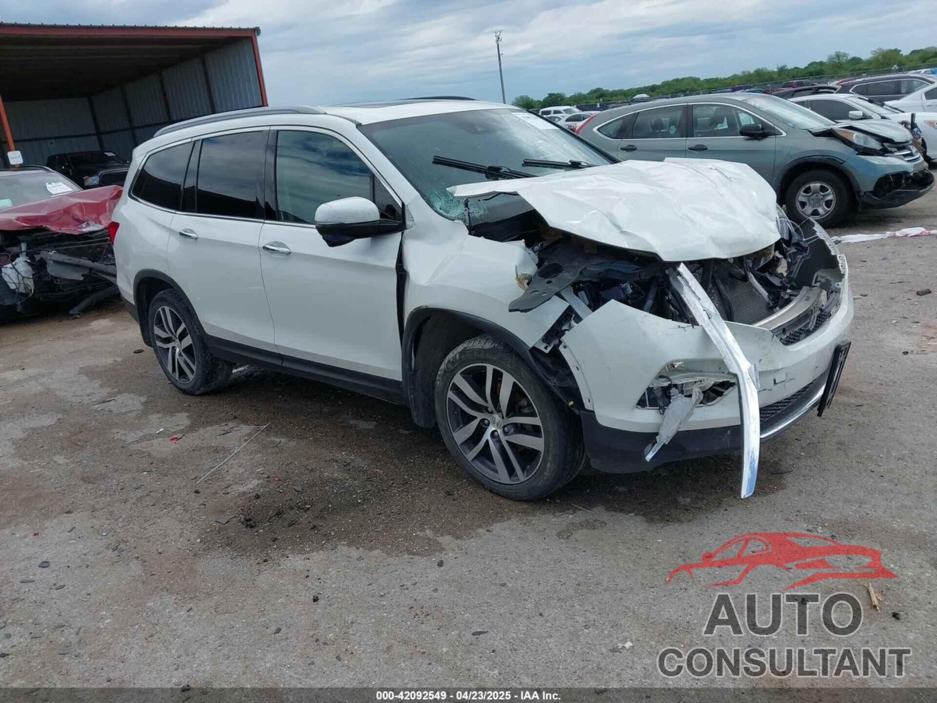 HONDA PILOT 2017 - 5FNYF6H9XHB034001