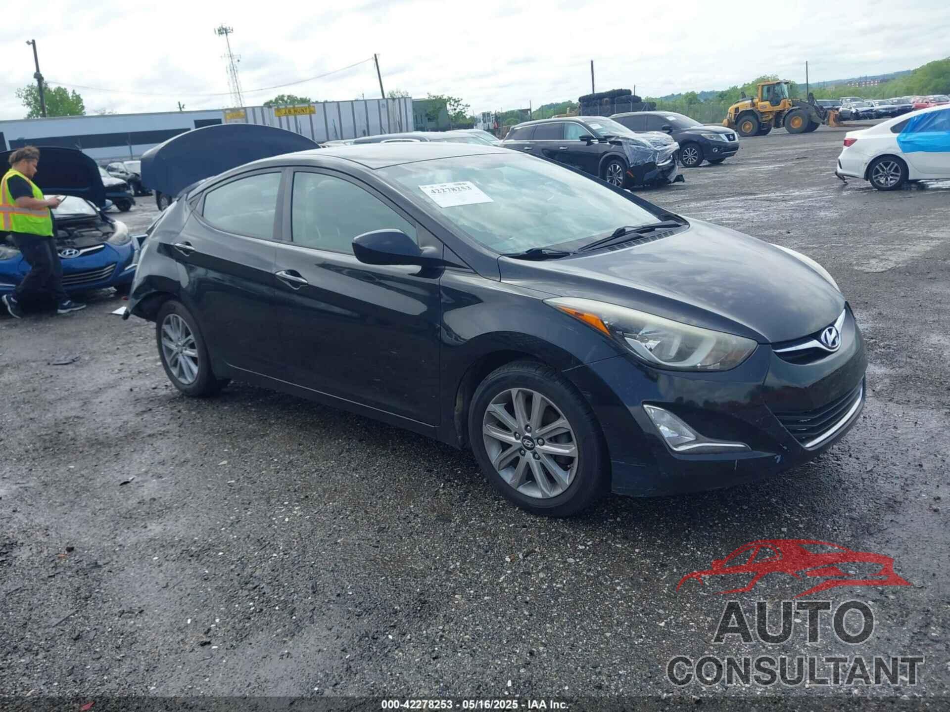HYUNDAI ELANTRA 2015 - KMHDH4AE6FU236211