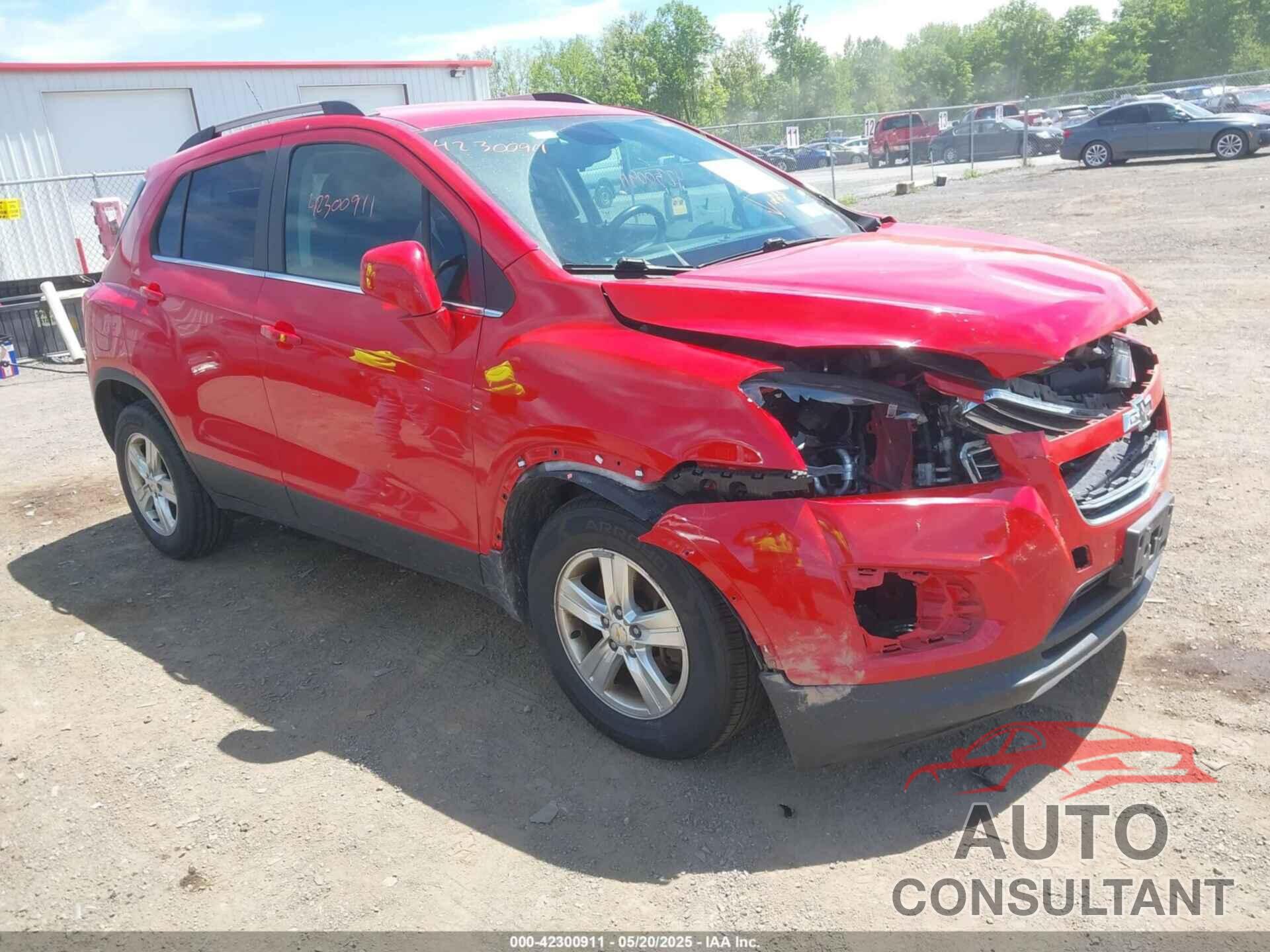 CHEVROLET TRAX 2015 - KL7CJRSB6FB076474
