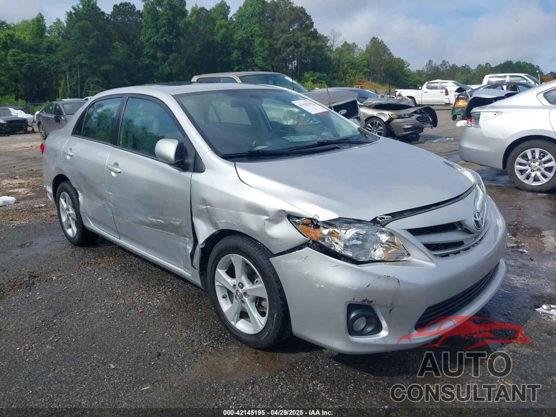 TOYOTA COROLLA 2012 - 5YFBU4EE3CP010492