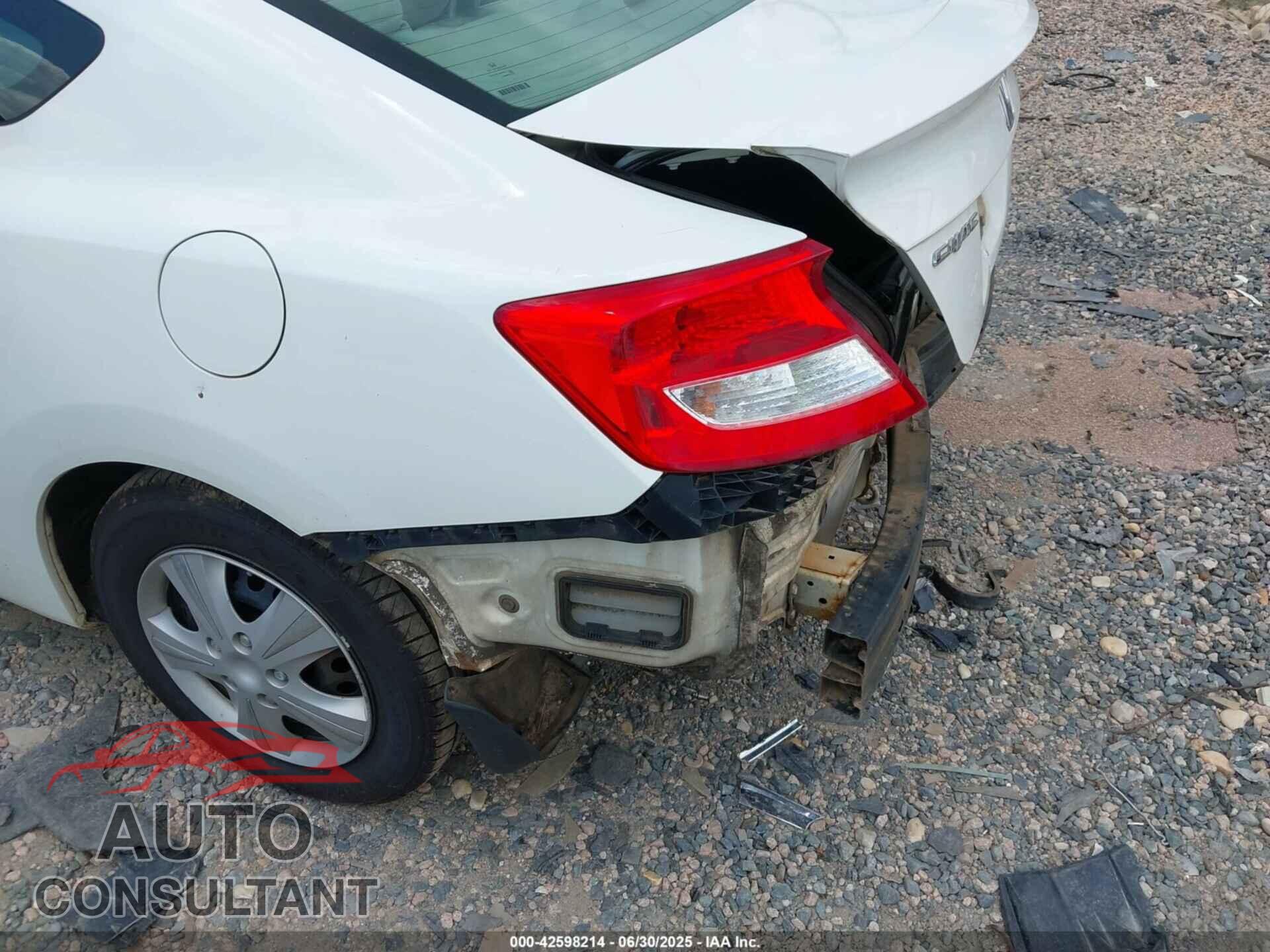 HONDA CIVIC 2012 - 2HGFG3B52CH525210