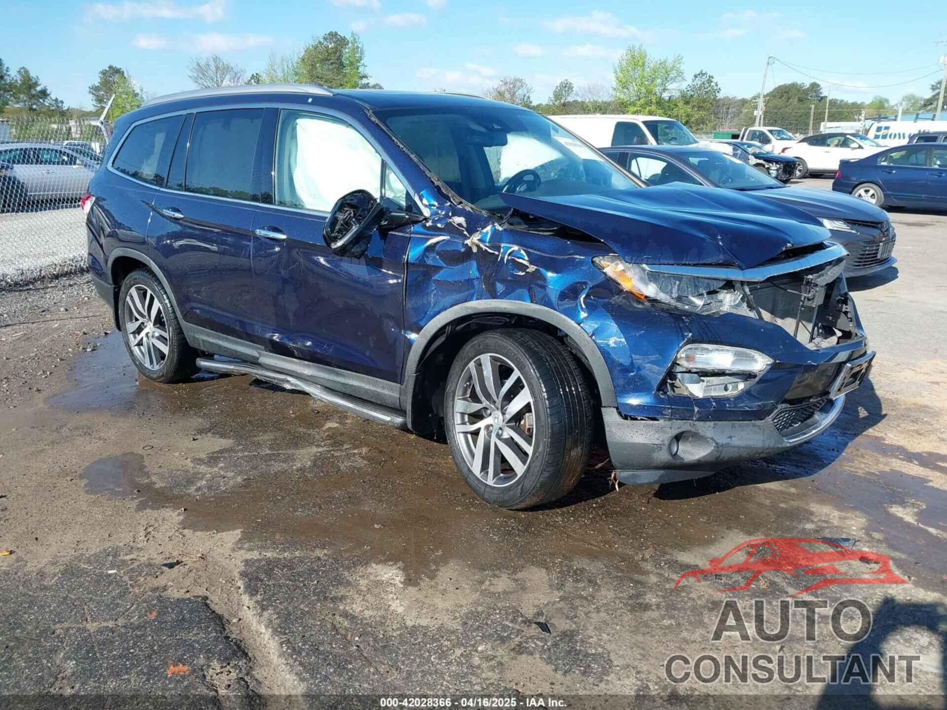 HONDA PILOT 2017 - 5FNYF6H91HB035165