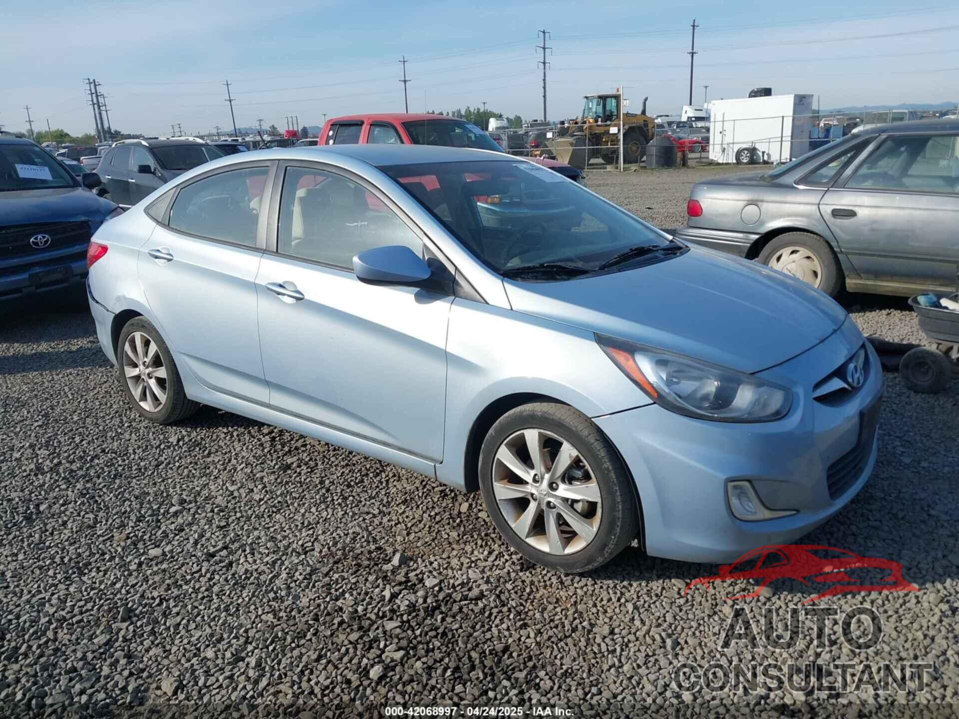 HYUNDAI ACCENT 2012 - KMHCU4AE6CU088239