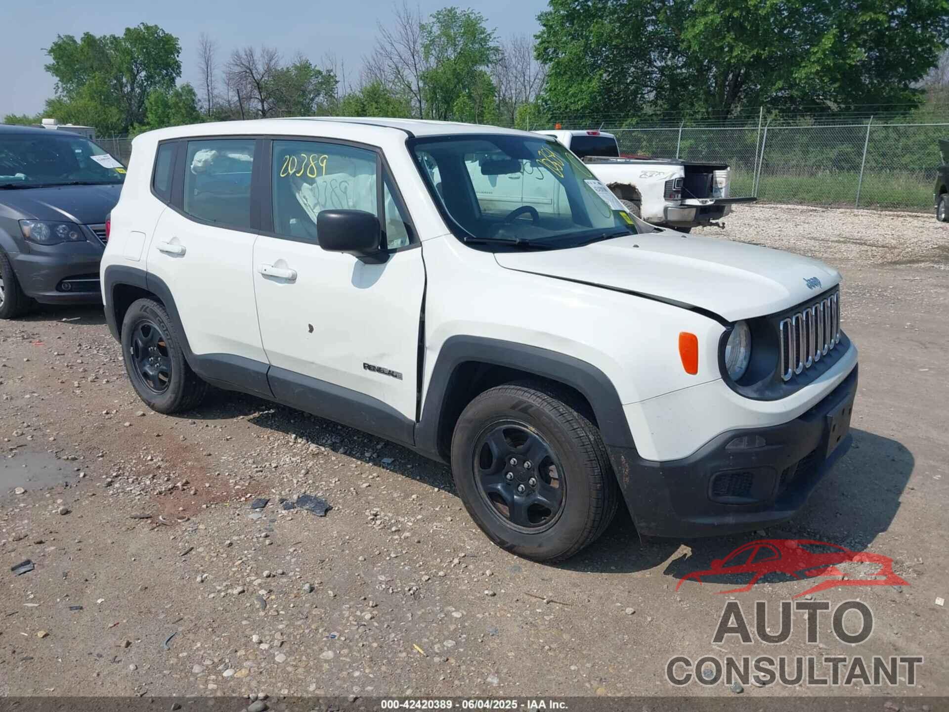 JEEP RENEGADE 2017 - ZACCJAAB6HPE95990