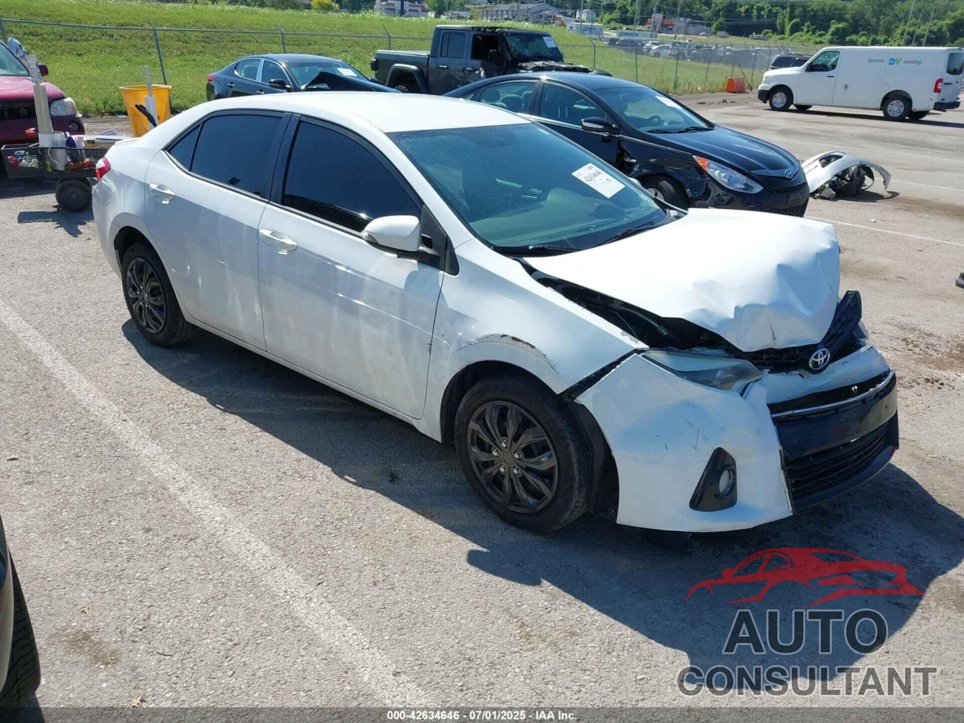 TOYOTA COROLLA 2016 - 5YFBURHE9GP442146