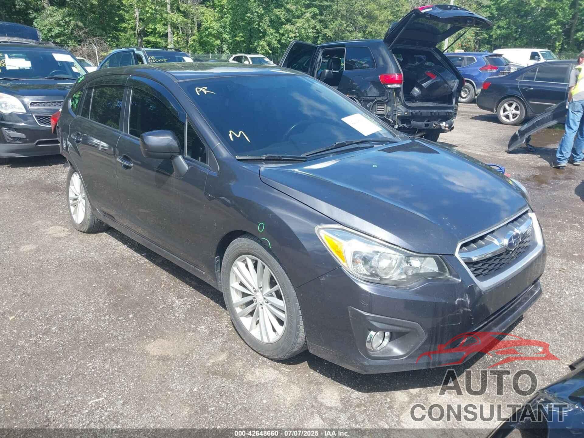 SUBARU IMPREZA 2012 - JF1GPAG60CH222866