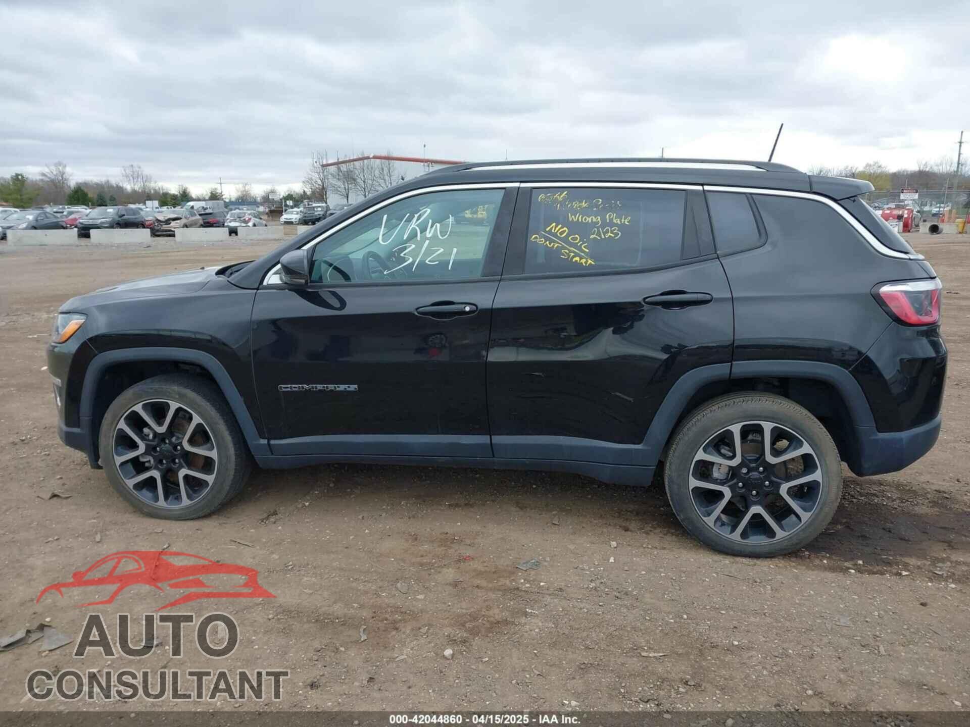 JEEP COMPASS 2019 - 3C4NJDCB5KT812231