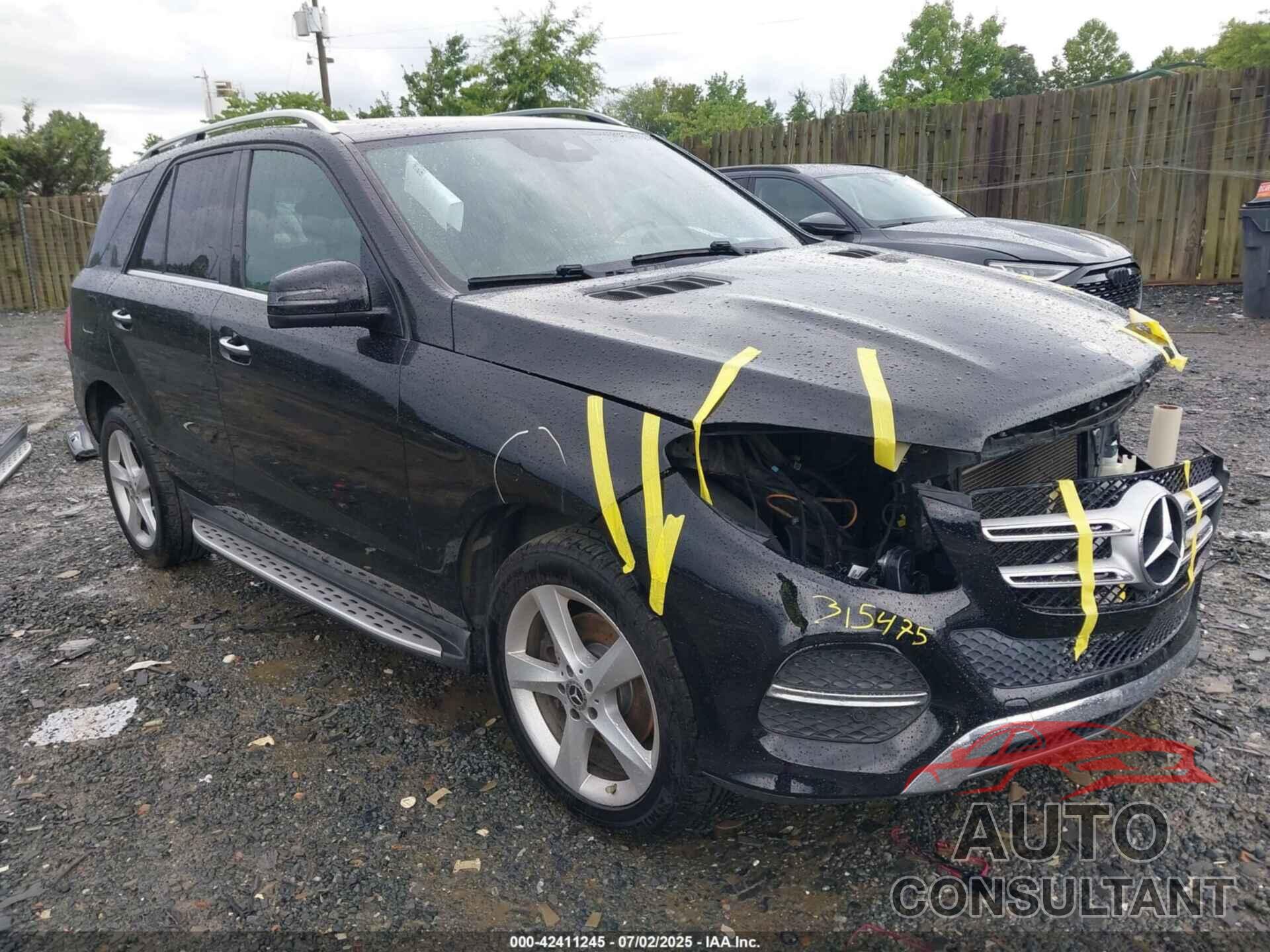 MERCEDES-BENZ GLE 350 2017 - 4JGDA5JB8HA946330