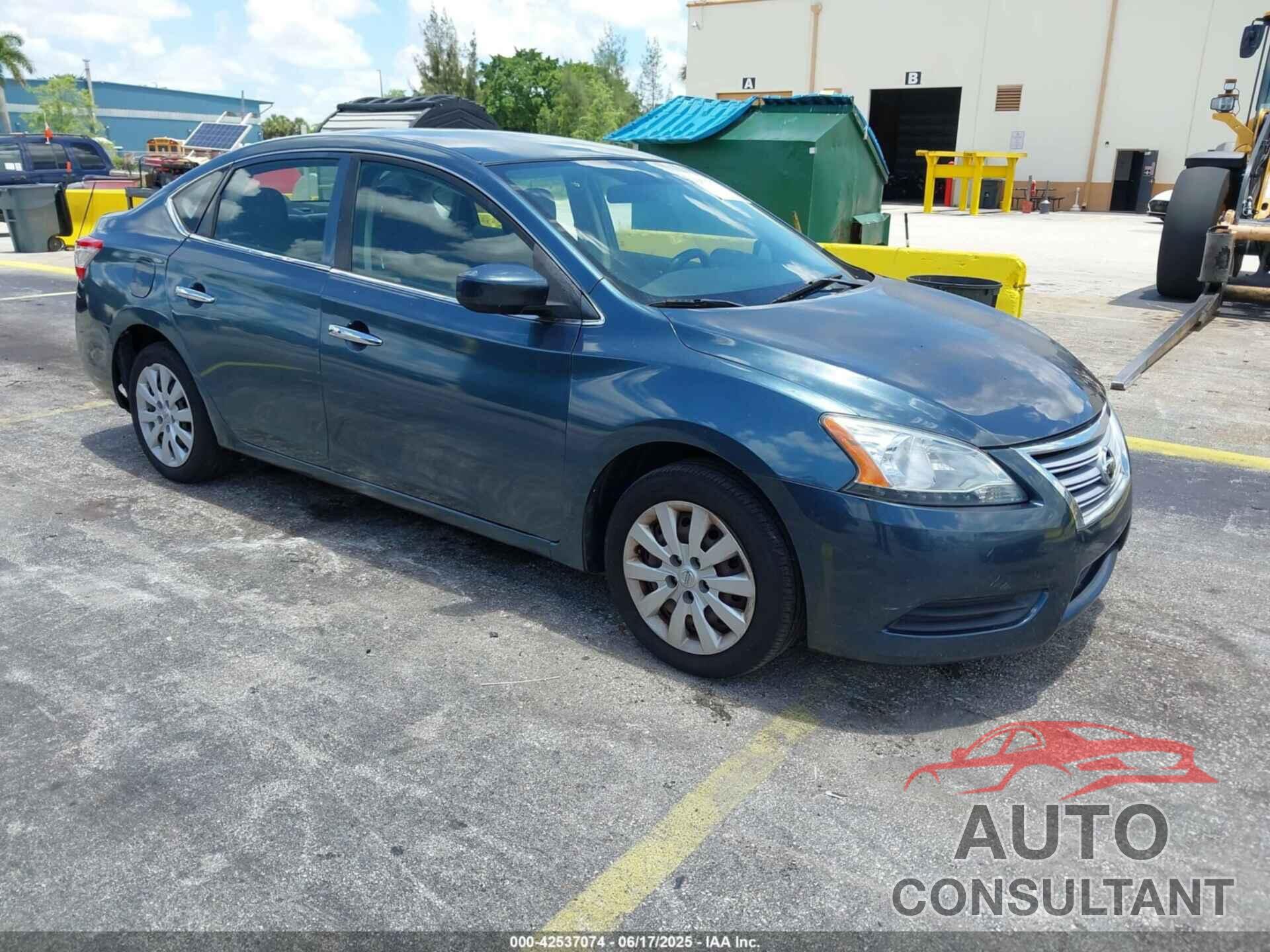 NISSAN SENTRA 2013 - 1N4AB7APXDN906674