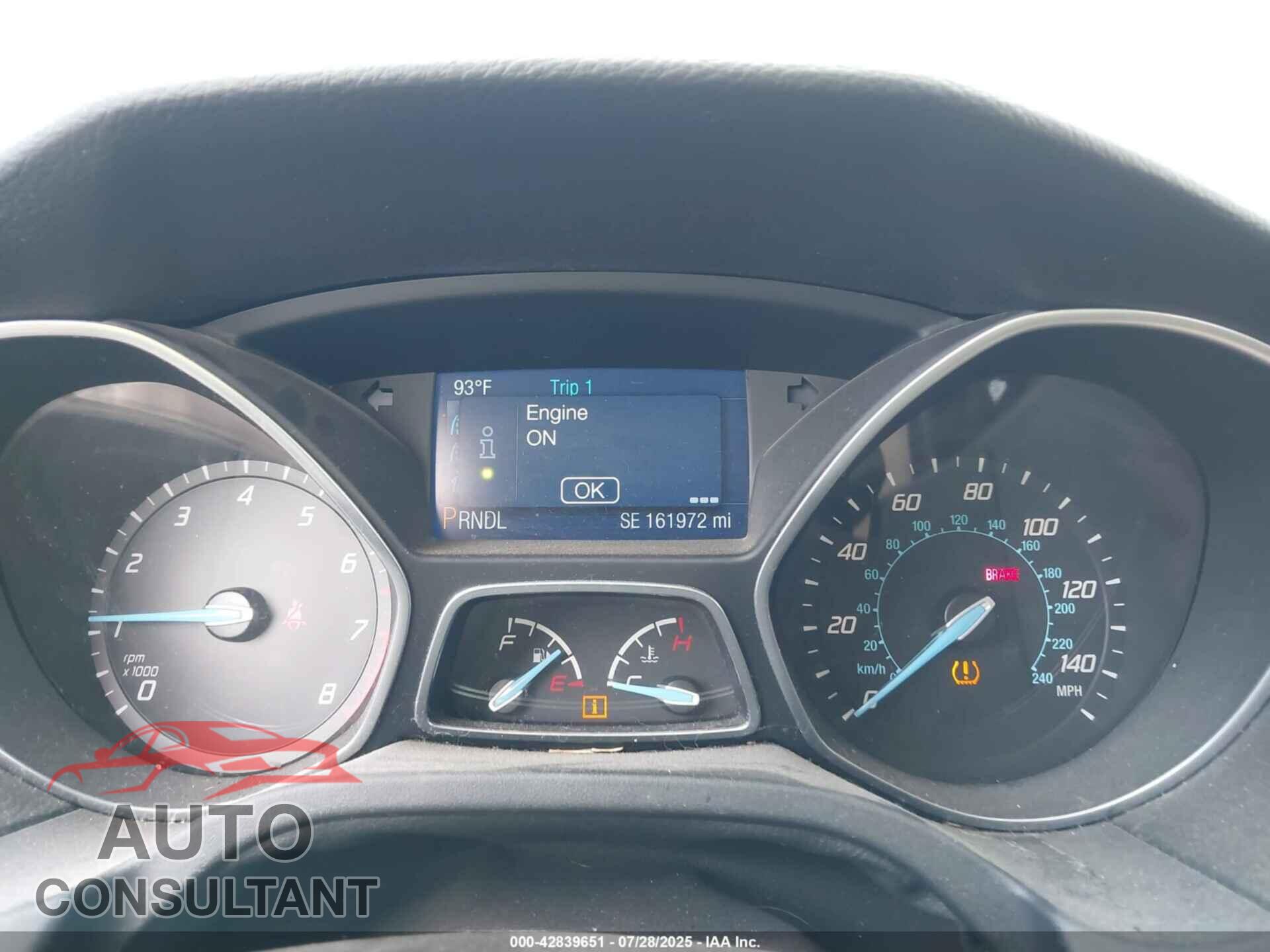 FORD FOCUS 2014 - 1FADP3K29EL139570