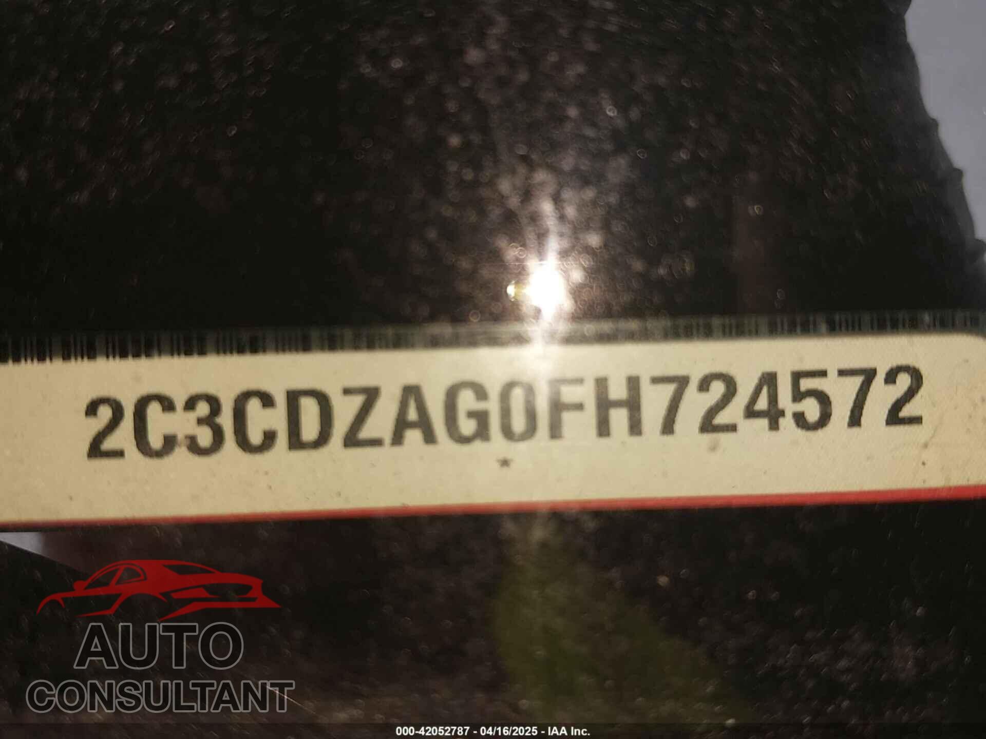 DODGE CHALLENGER 2015 - 2C3CDZAG0FH724572