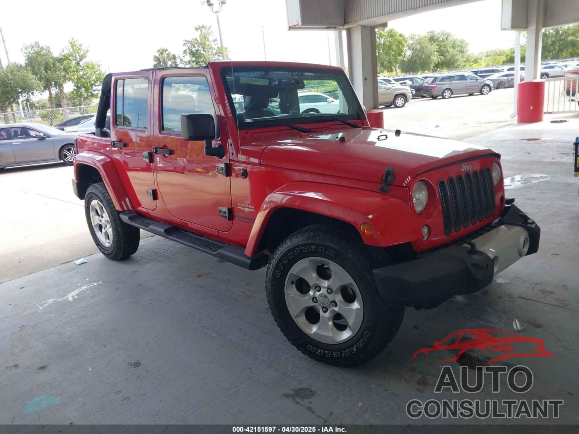 JEEP WRANGLER UNLIMITED 2014 - 1C4BJWEGXEL179054