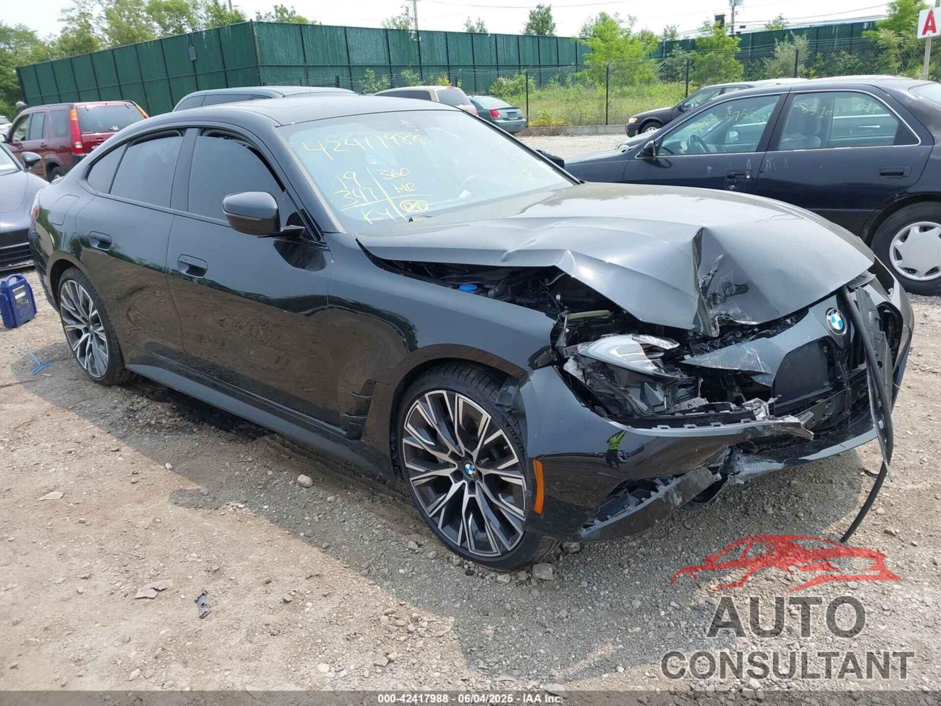 BMW 430I GRAN COUPE 2023 - WBA73AV04PFN04057