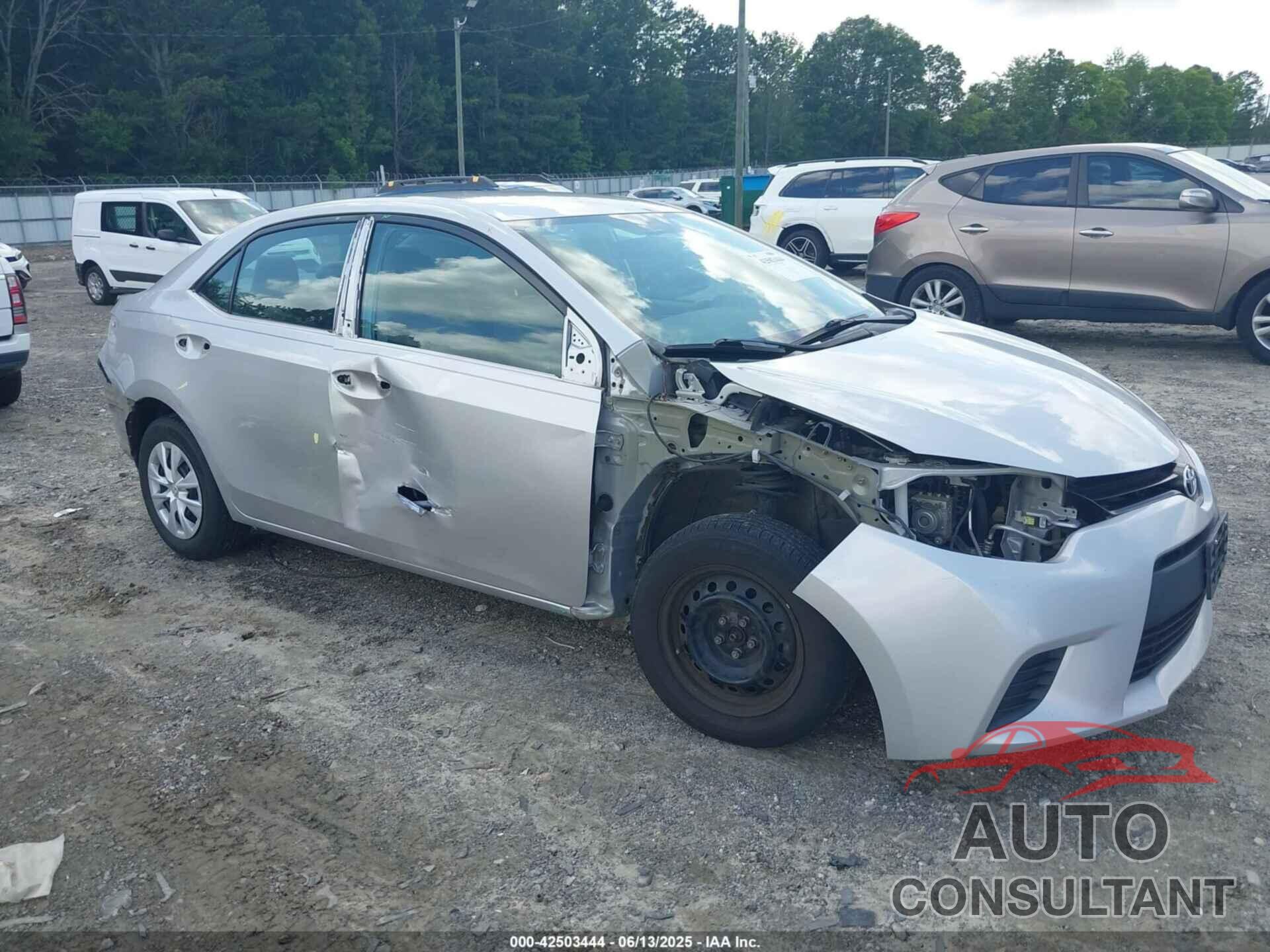 TOYOTA COROLLA 2016 - 2T1BURHE7GC625979