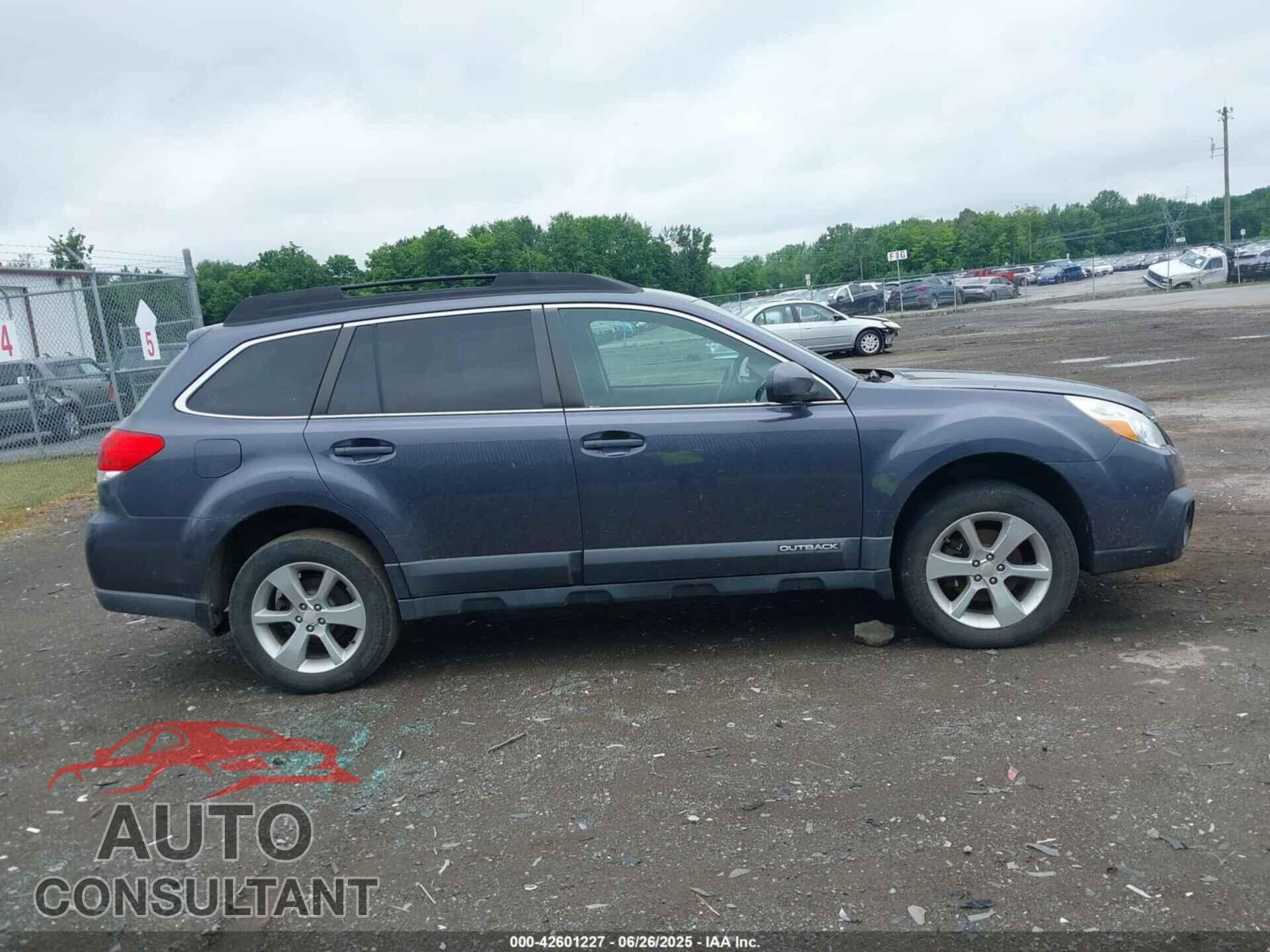 SUBARU OUTBACK 2014 - 4S4BRBCC2E3204381