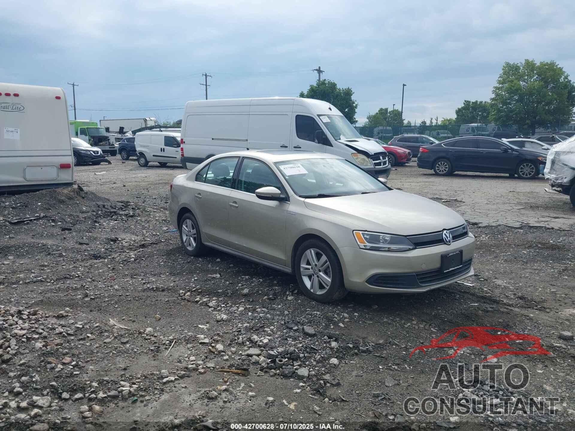 VOLKSWAGEN JETTA HYBRID 2013 - 3VW637AJ3DM309706