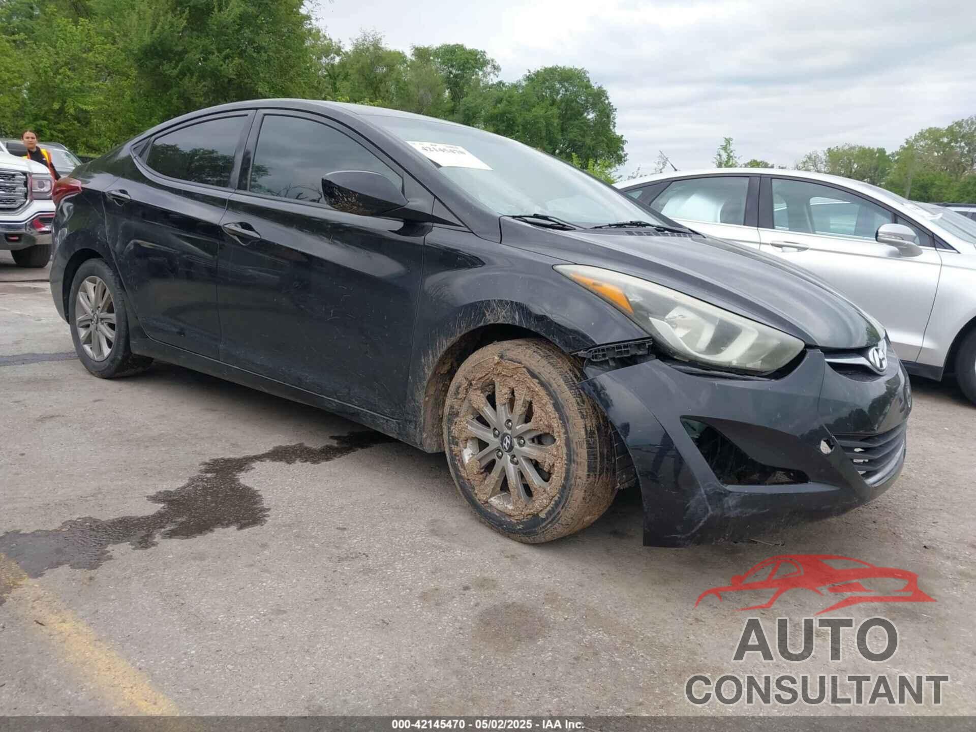 HYUNDAI ELANTRA 2015 - KMHDH4AE6FU301087