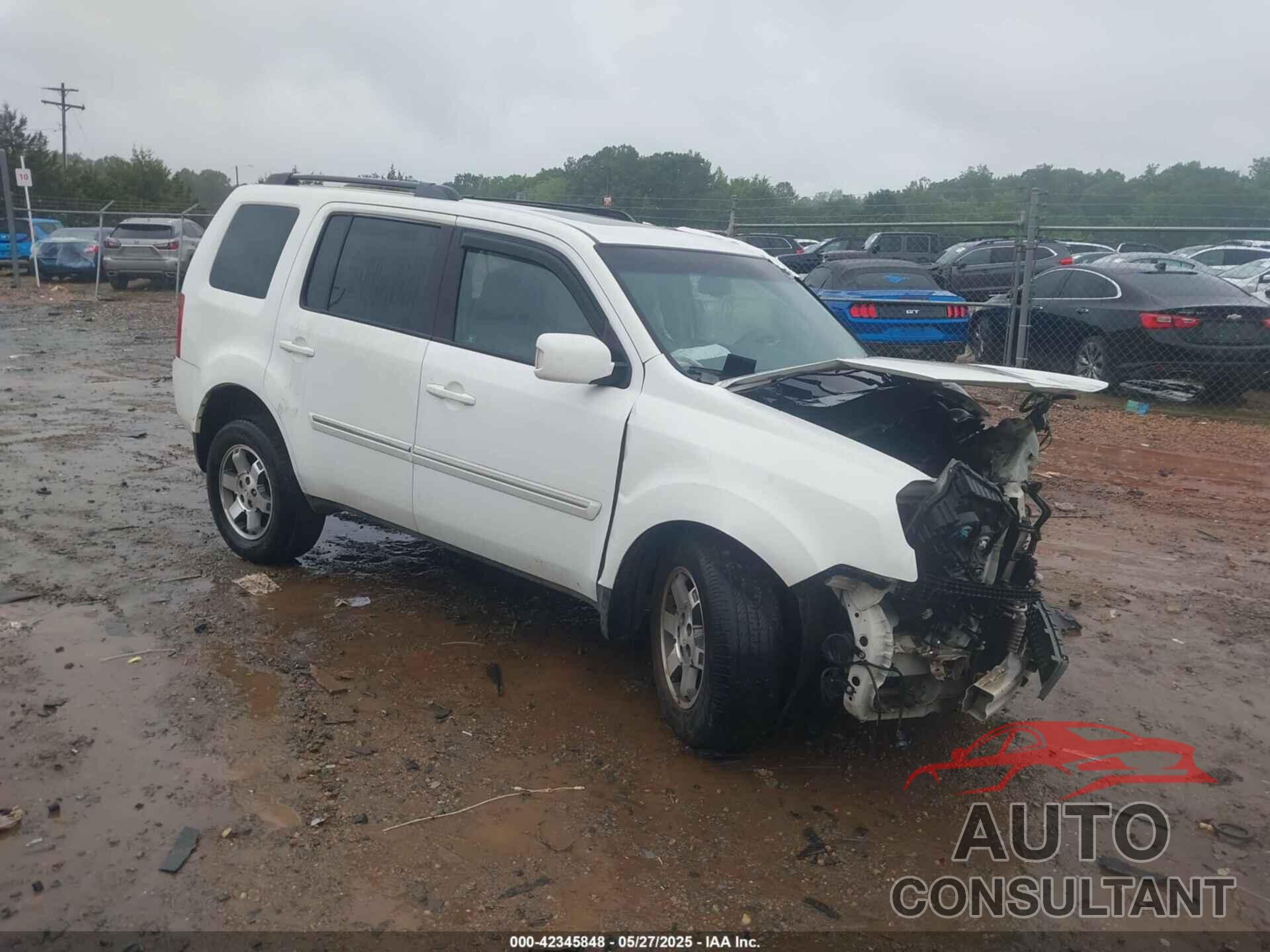 HONDA PILOT 2010 - 5FNYF3H98AB021252
