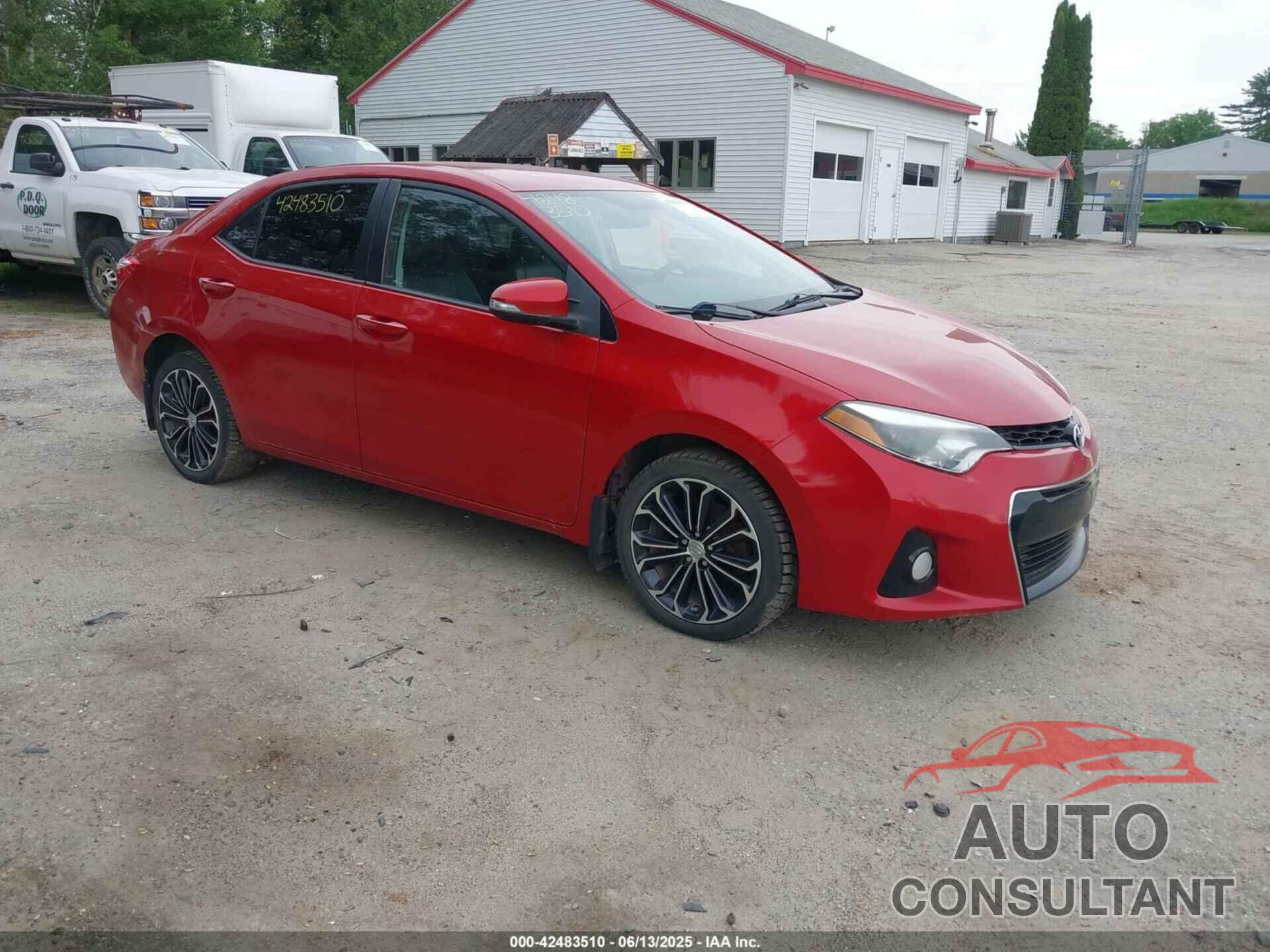 TOYOTA COROLLA 2015 - 2T1BURHE3FC340498