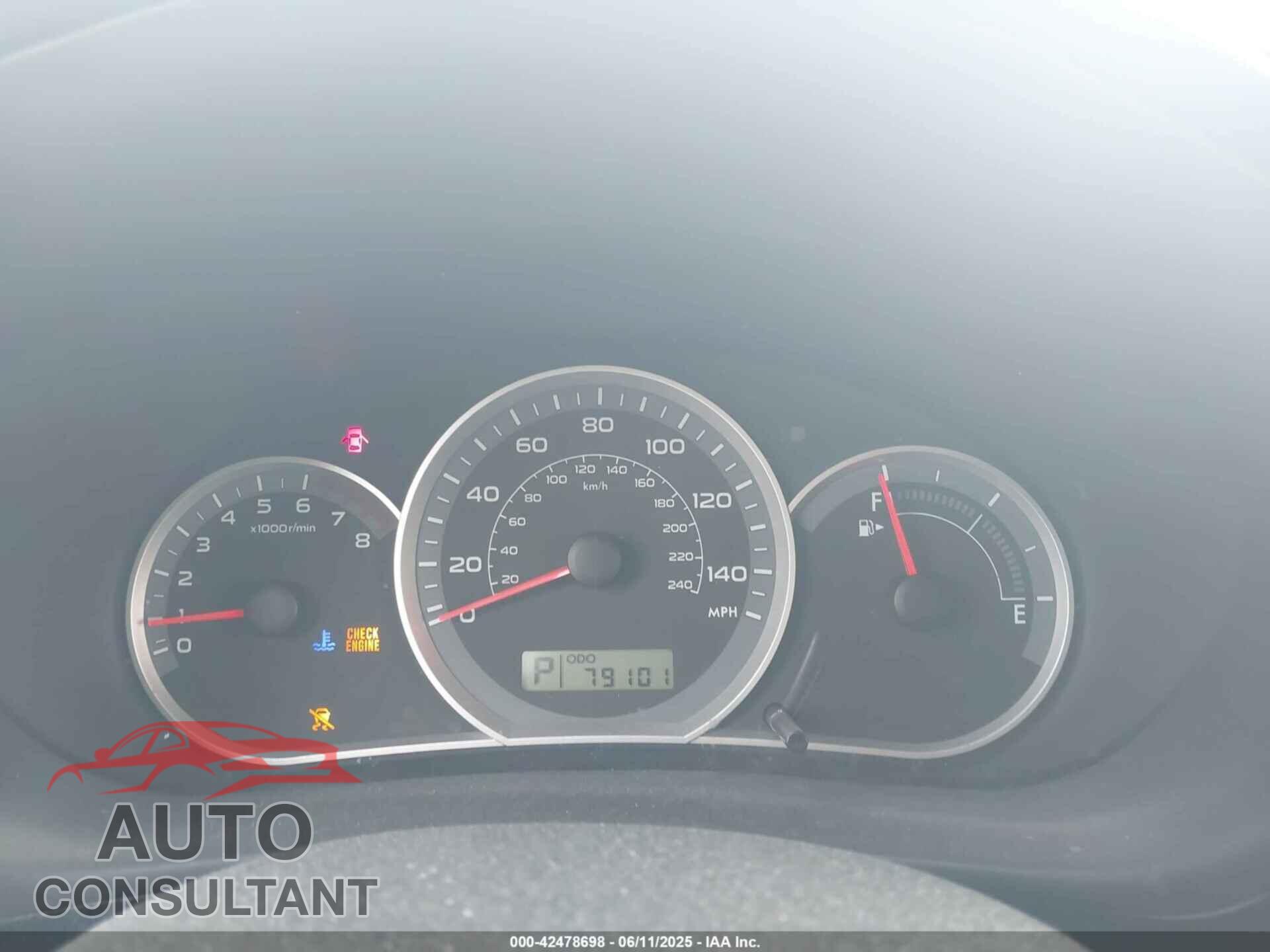 SUBARU IMPREZA 2010 - JF1GE6B65AH511183